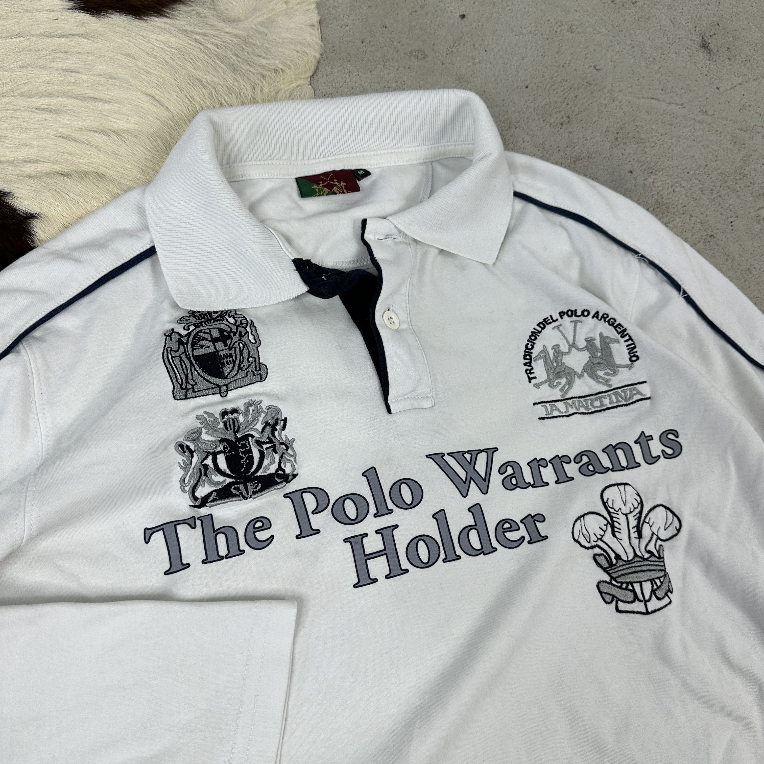 La Martina × Vintage Vintage Y2K Casual Streetwear Polo La Martina Longsleeve Size US M / EU 48-50 / 2 - 2 Thumbnail