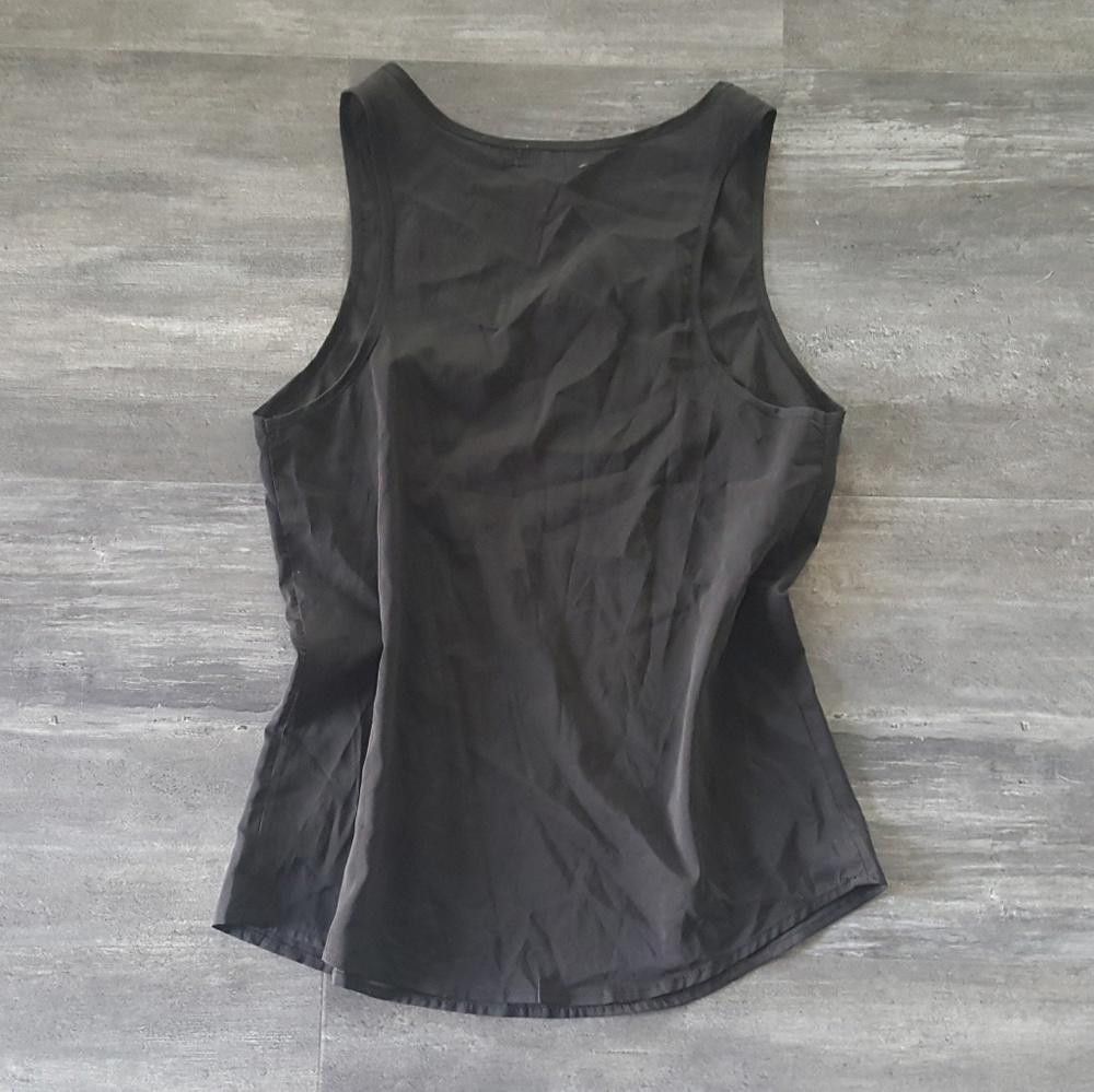 Designer Black Pocket Detailed Ambiance Dressy Blouse Size S / US 4 / IT 40 - 2 Thumbnail