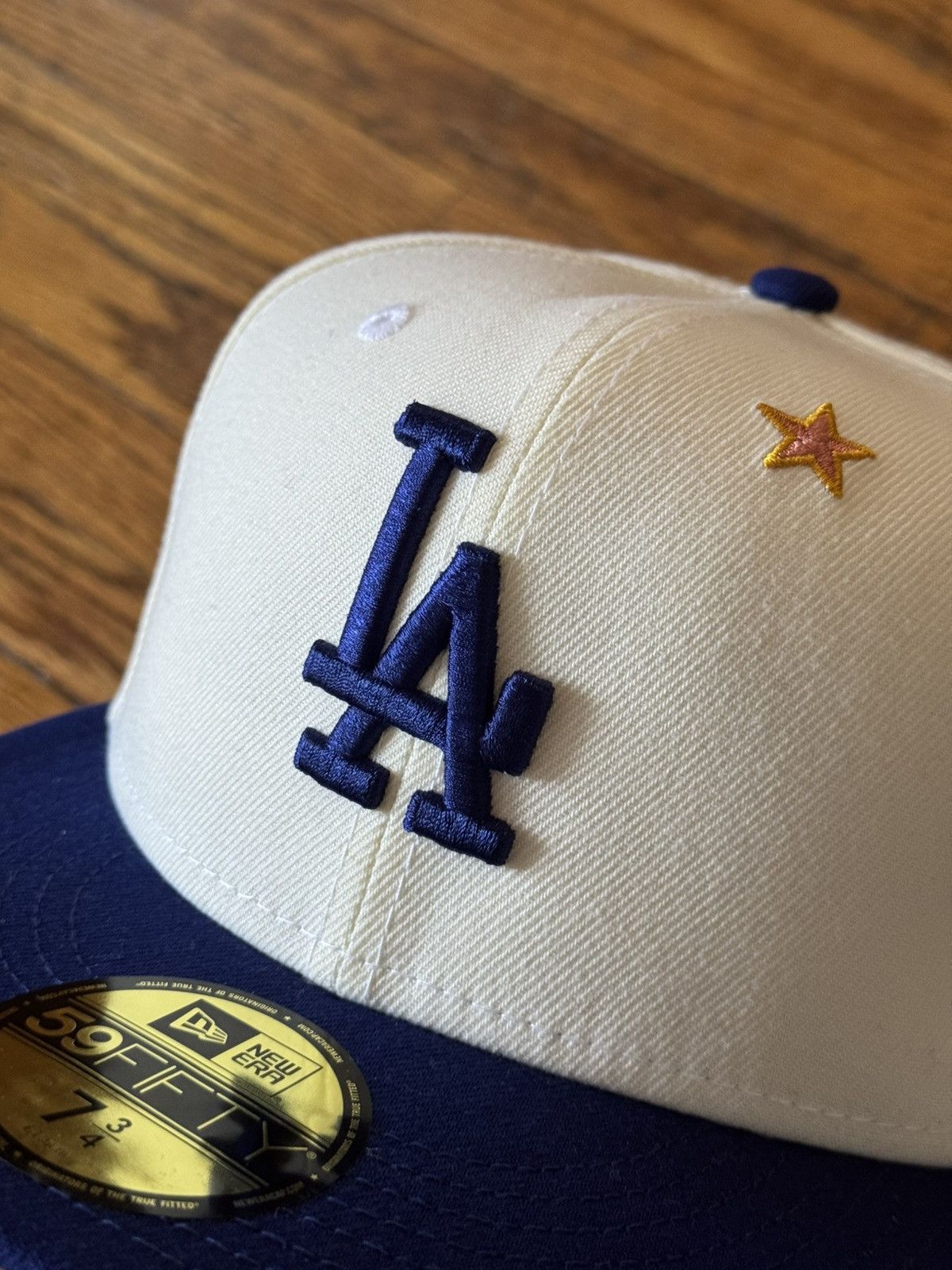 BetterTM LA Dodgers Better Gift Shop New Era MLB Fitted Hat 7 3/4 Size 46 - 3 Thumbnail