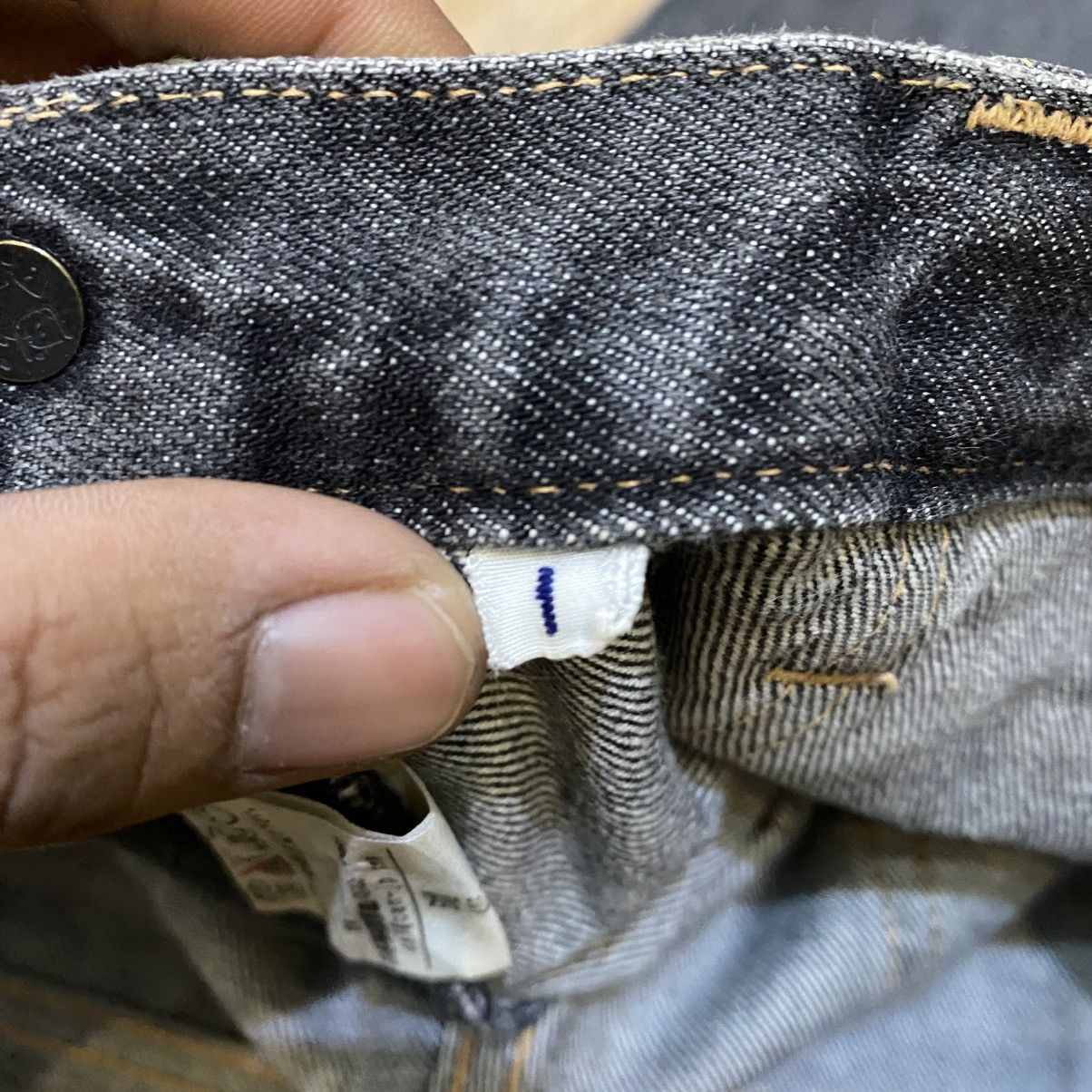 Hysteric Glamour 2000s B Blue Japan Style Slim Fit Denim Pants Size US 26 / EU 42 - 12 Thumbnail
