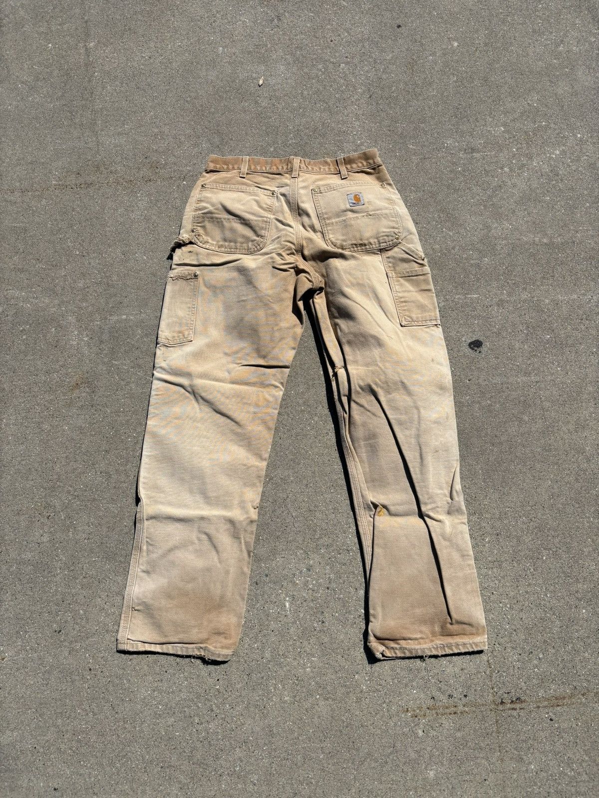 Carhartt Vtg Carhartt Double Knee Paint Splatter & Thrashed Pants Size US 30 / EU 46 - 2 Thumbnail