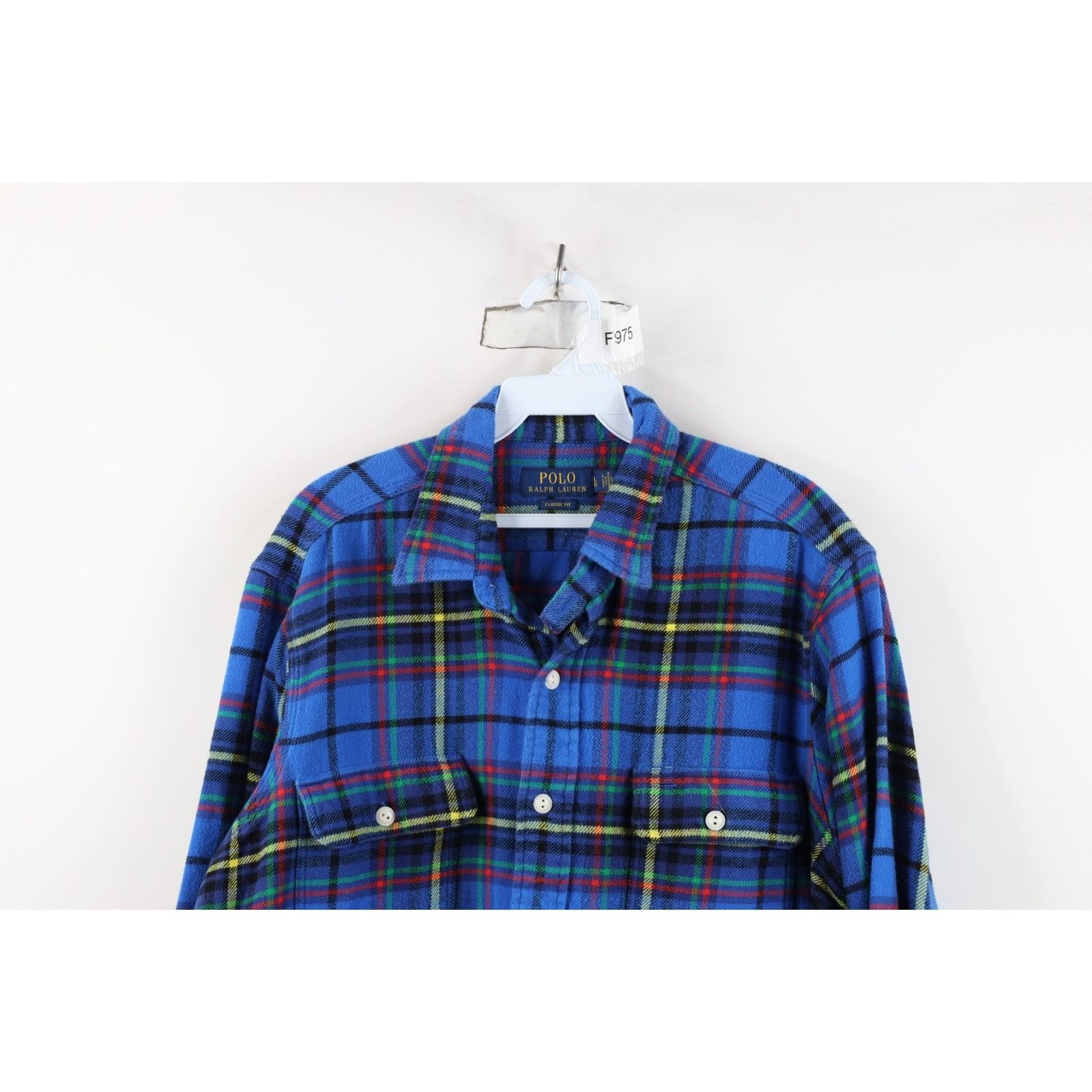 Polo Ralph Lauren Vintage Ralph Lauren Rainbow Plaid Flannel Button Shirt Size US L / EU 52-54 / 3 - 2 Thumbnail