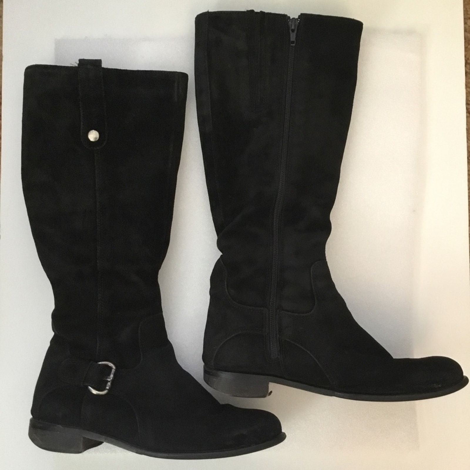 Other C la Canadienne Black Suede Boots Size US 6.5 / IT 36.5 - 2 Thumbnail