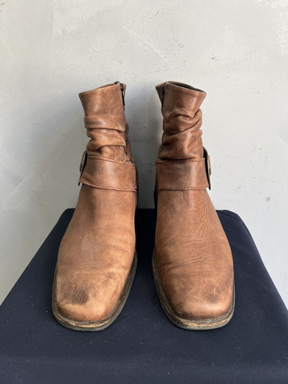 Western Rise Guidi style leather platform boots western style y2k Size US 9 / EU 42 - 5 Thumbnail