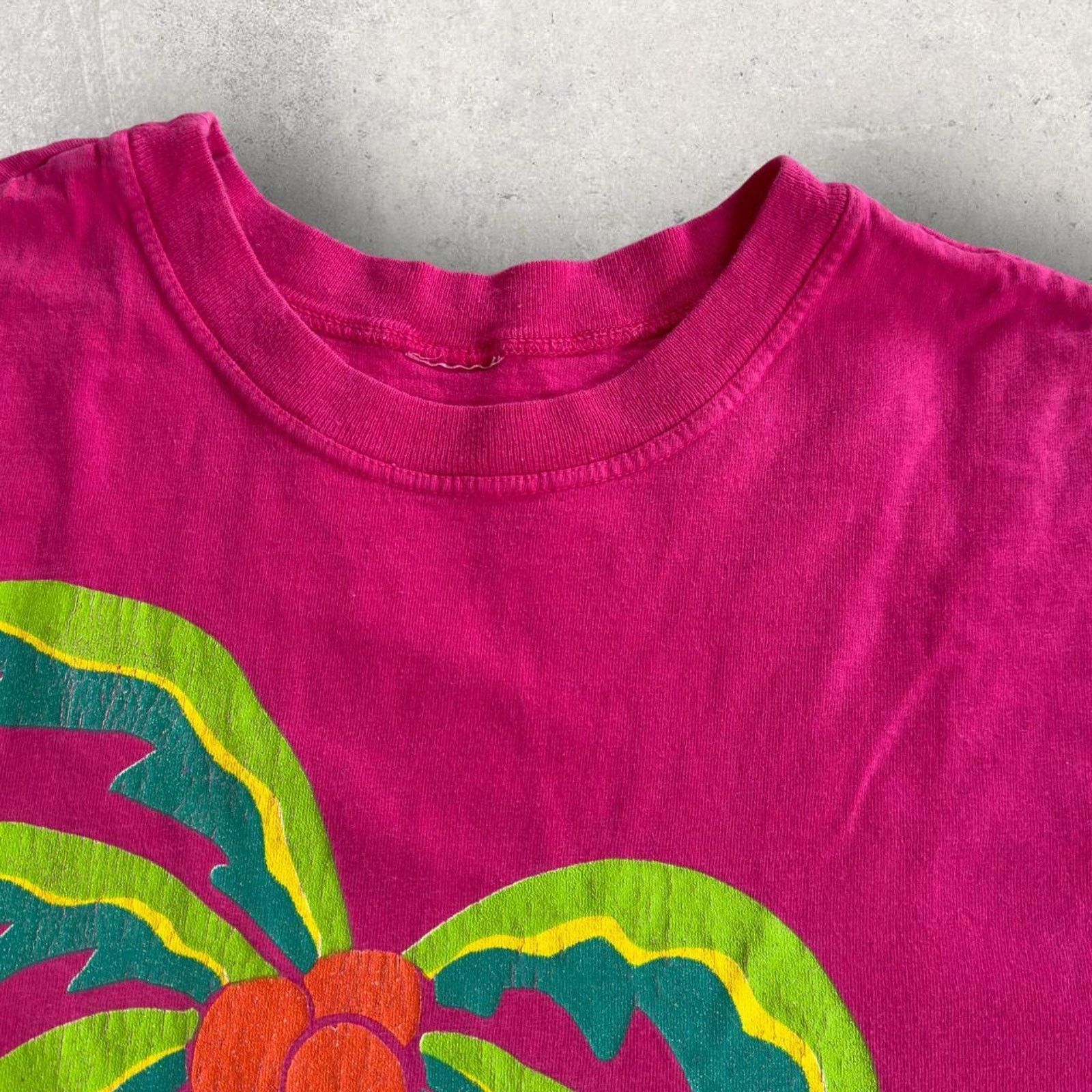 Vintage Vintage Single Stitch Beach T-Shirt Size US XL / EU 56 / 4 - 5 Thumbnail