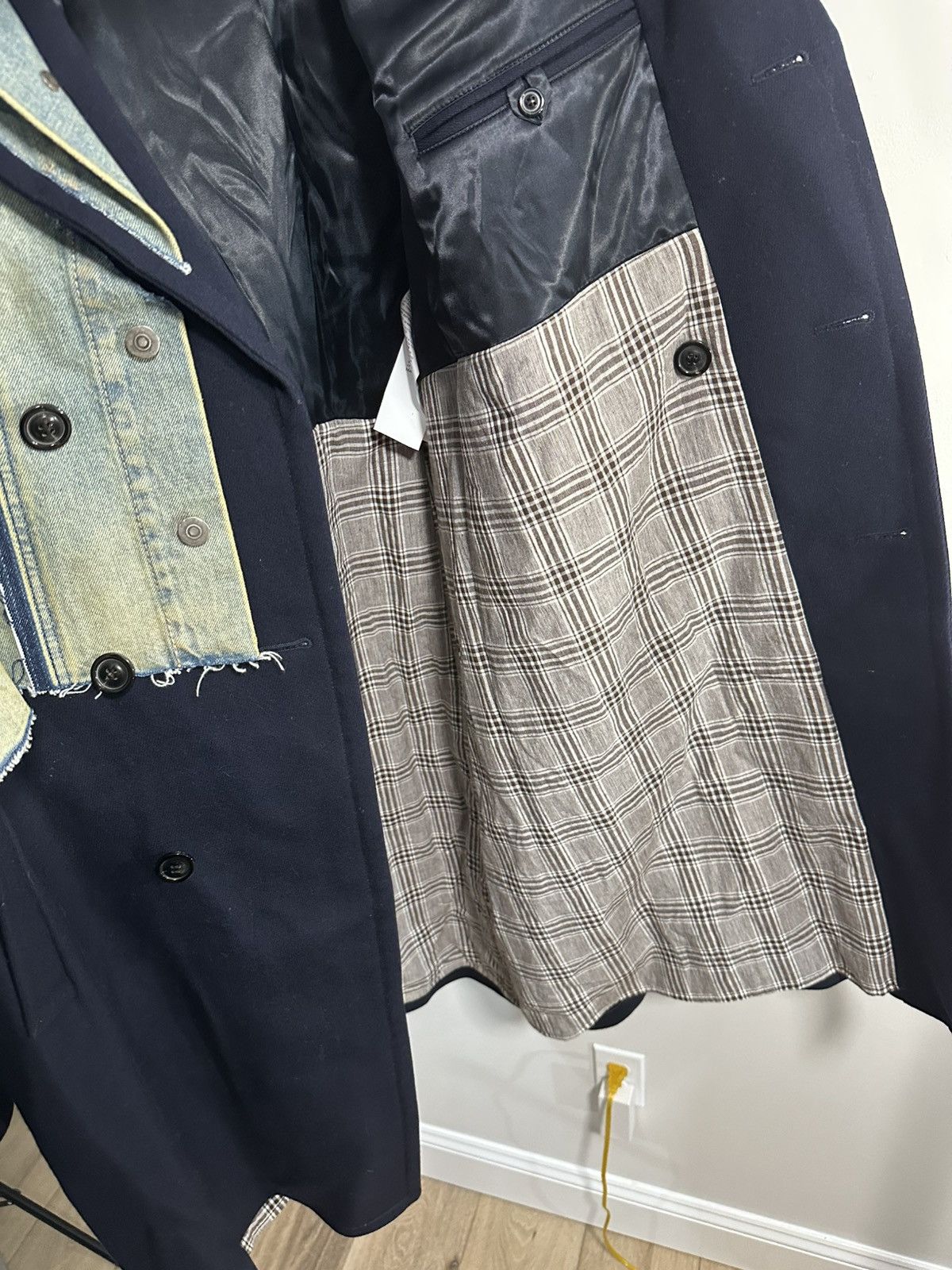 Maison Margiela Maison Margiela “Rare” Double Denim Peacoat Size US XL / EU 56 / 4 - 8 Thumbnail