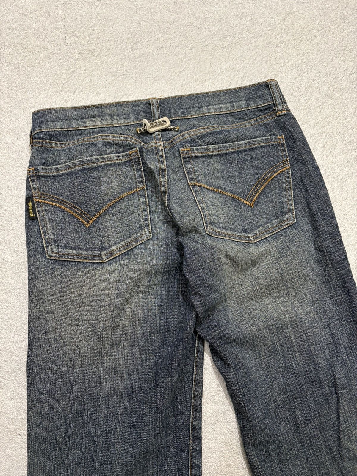 If Six Was Nine 2000s Flared gola japan denim pants y2k style Size US 28 / EU 44 - 7 Thumbnail