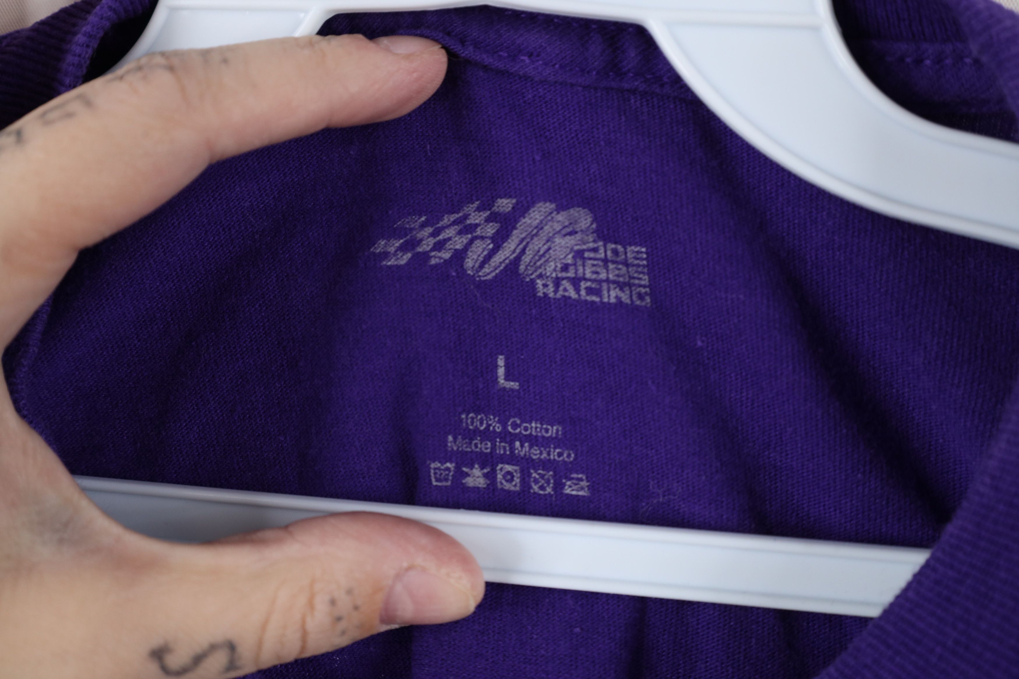 Vintage Y2K Nascar Spell Denny Hamlin Racing Short Sleeve T-Shirt Size US L / EU 52-54 / 3 - 5 Thumbnail