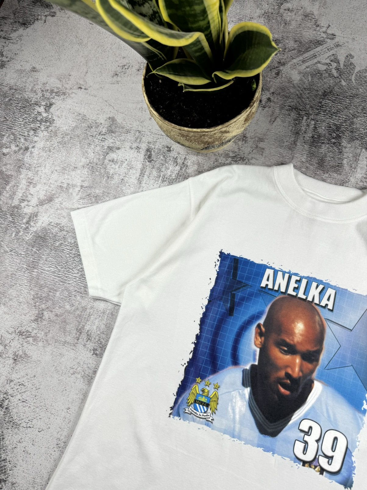 Other Vintage 90S Manchester City Anelka 39 2002/2005 Merch T Shirt Size US M / EU 48-50 / 2 - 7 Thumbnail