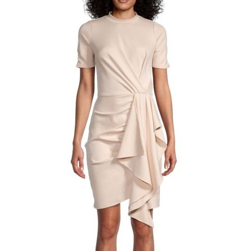 Rachel Gilbert Rachel Parcell Womens Draped Interlock Mini Dress Mini Sz XL Size XL / US 12-14 / IT 48-50 - 1 Thumbnail