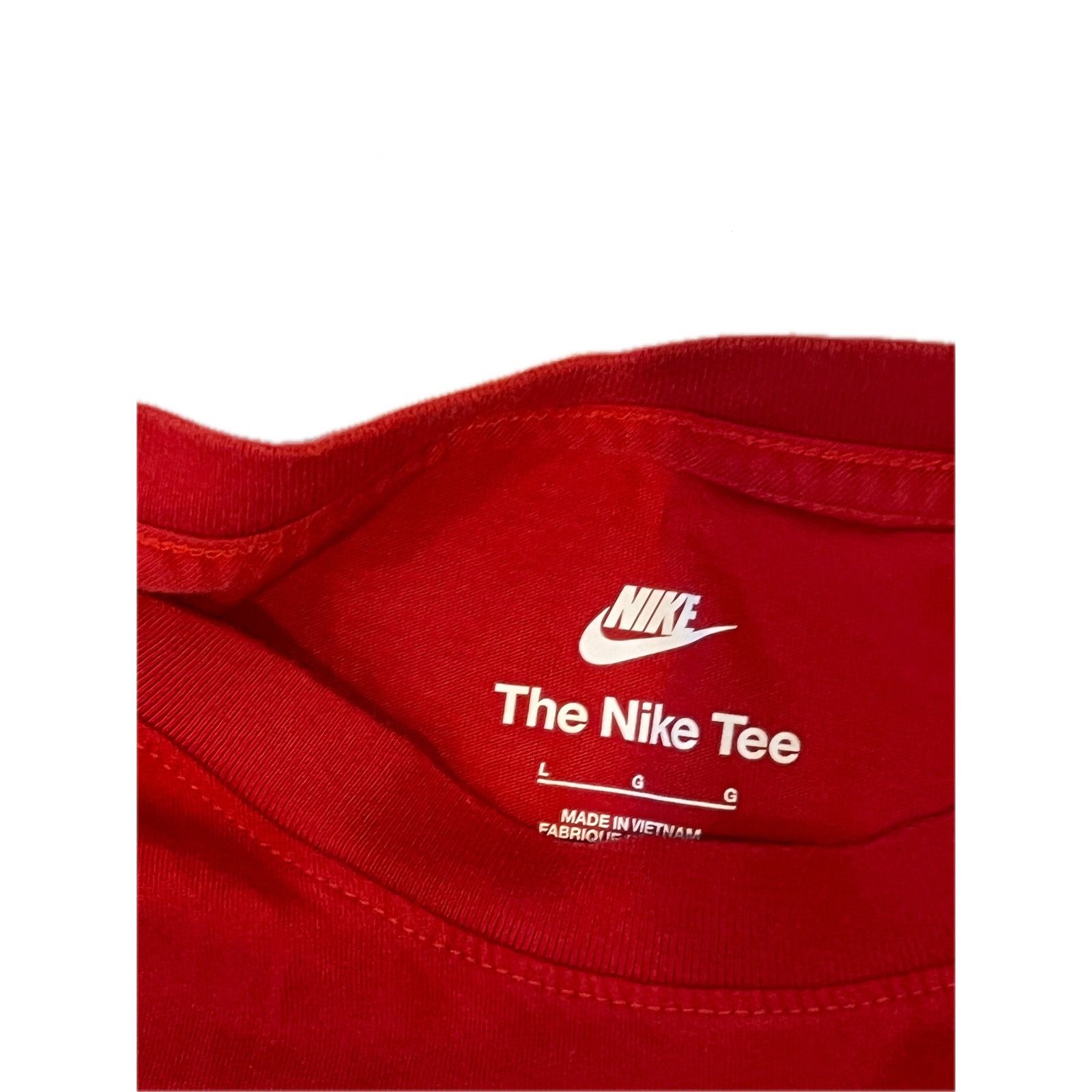 Nike The Nike Tee Red Mens L Size US L / EU 52-54 / 3 - 2 Thumbnail