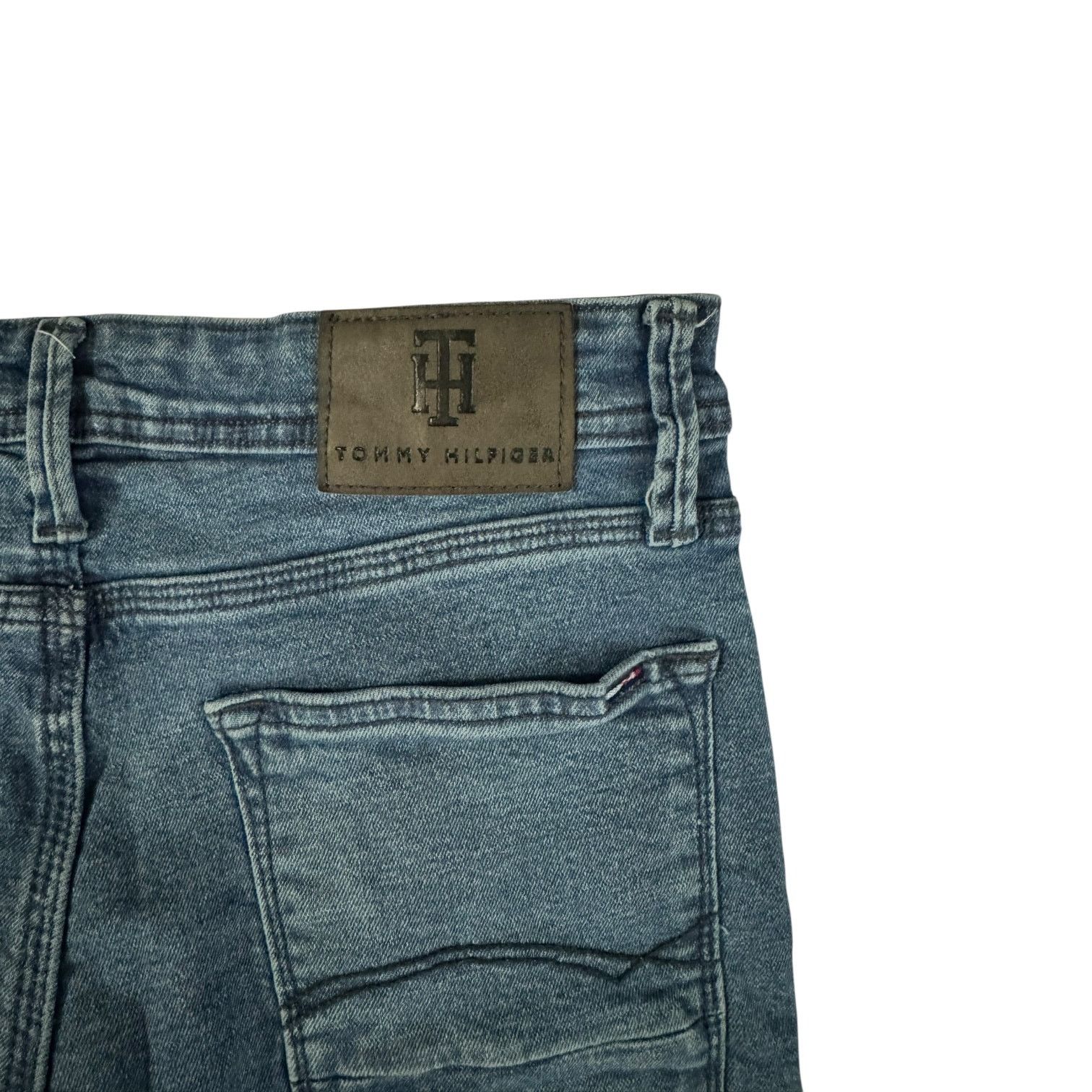 Tommy Hilfiger Tommy Hilfiger Distressed Denim 32 Waist Jeans Straight Leg Size US 32 / EU 48 - 3 Thumbnail