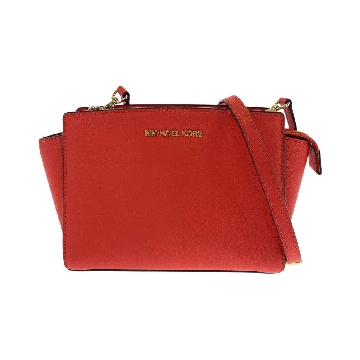 Michael Kors Michael Kors Logo Pvc Shoulder Bag Canvas Shoulder Bag 30T3Glmm2L in Red, Women's