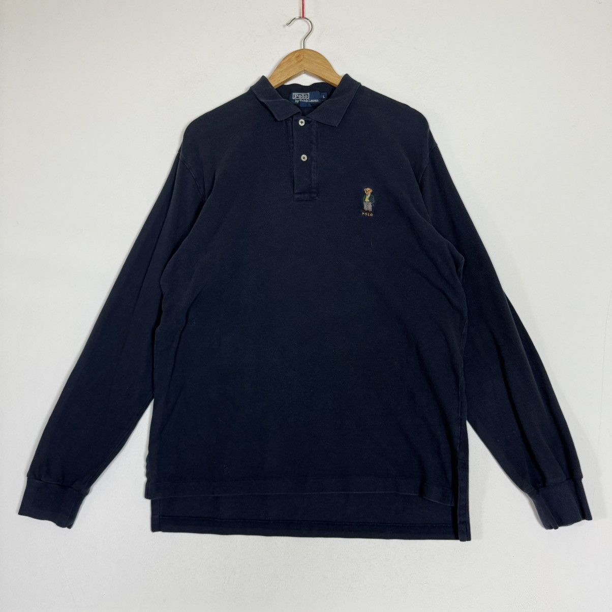 Polo Ralph Lauren Vintage Polo Bear By Ralph Lauren Long Sleeve Size US L / EU 52-54 / 3 - 1 Thumbnail