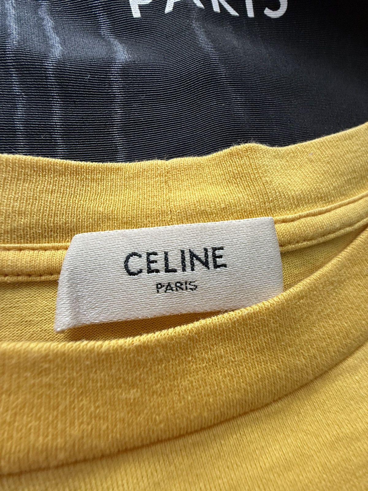 Celine Celine Hedi Slimane monochrome collection logo T shirt L Size US L / EU 52-54 / 3 - 18 Thumbnail