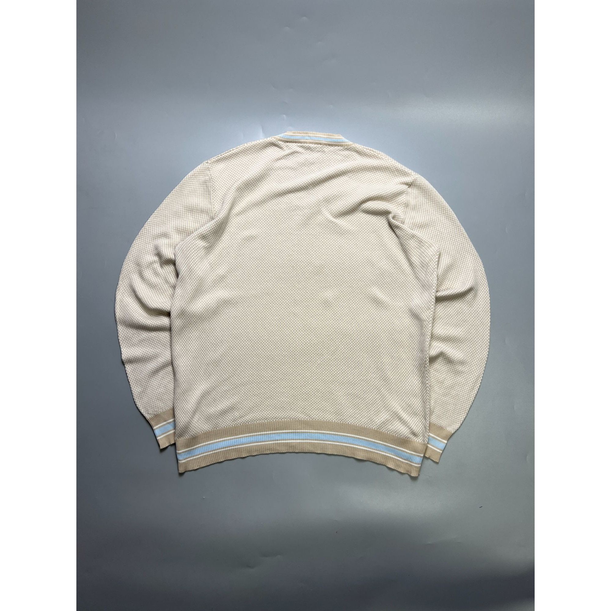 Luigi Borrelli Luigi Borrelli Napoli V-Neck Cotton Sweater (Y1070) Size US L / EU 52-54 / 3 - 11 Thumbnail