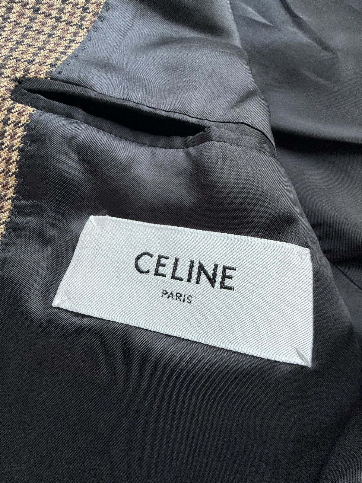 Celine $3.2 FW22 Celine Boy Doll check jacket Hedi tournon blazer Size 38R - 23 Thumbnail