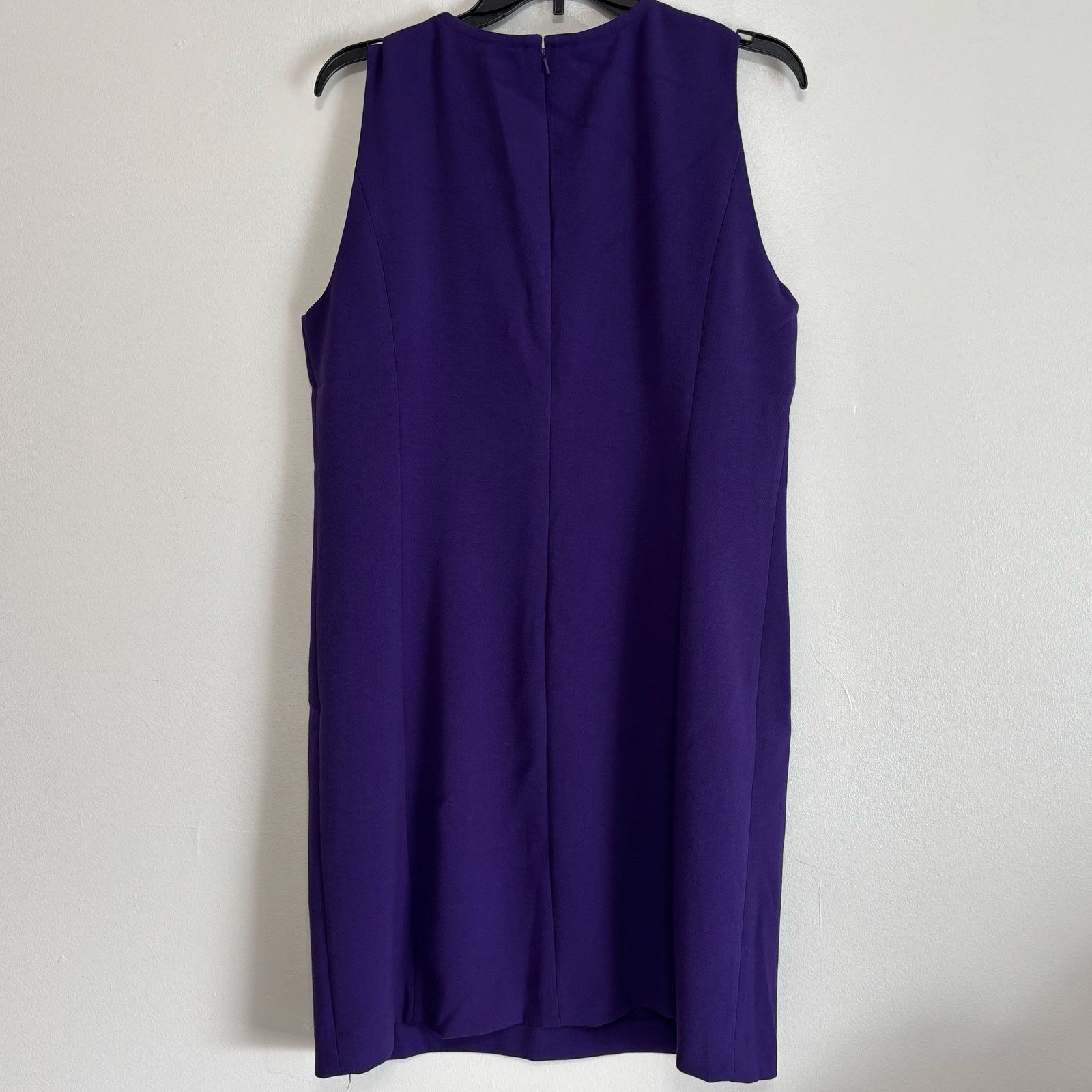 Michael Kors MICHAEL Michael Kors Purple Sleeveless Shift Dress Size 14 Size XL / US 12-14 / IT 48-50 - 2 Thumbnail