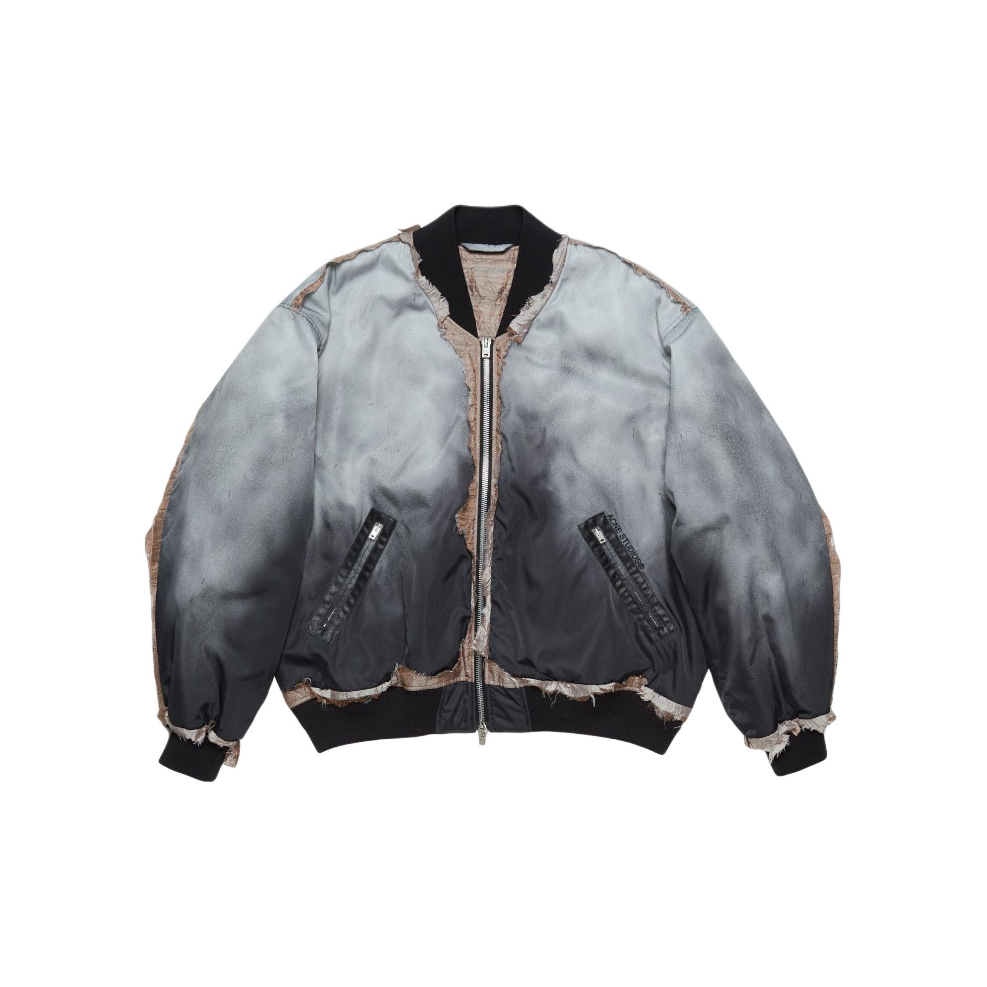 Acne Studios Acne Studios Gradient Distressed Bomber Jacket 48 Size US M / EU 48-50 / 2 - 1 Thumbnail