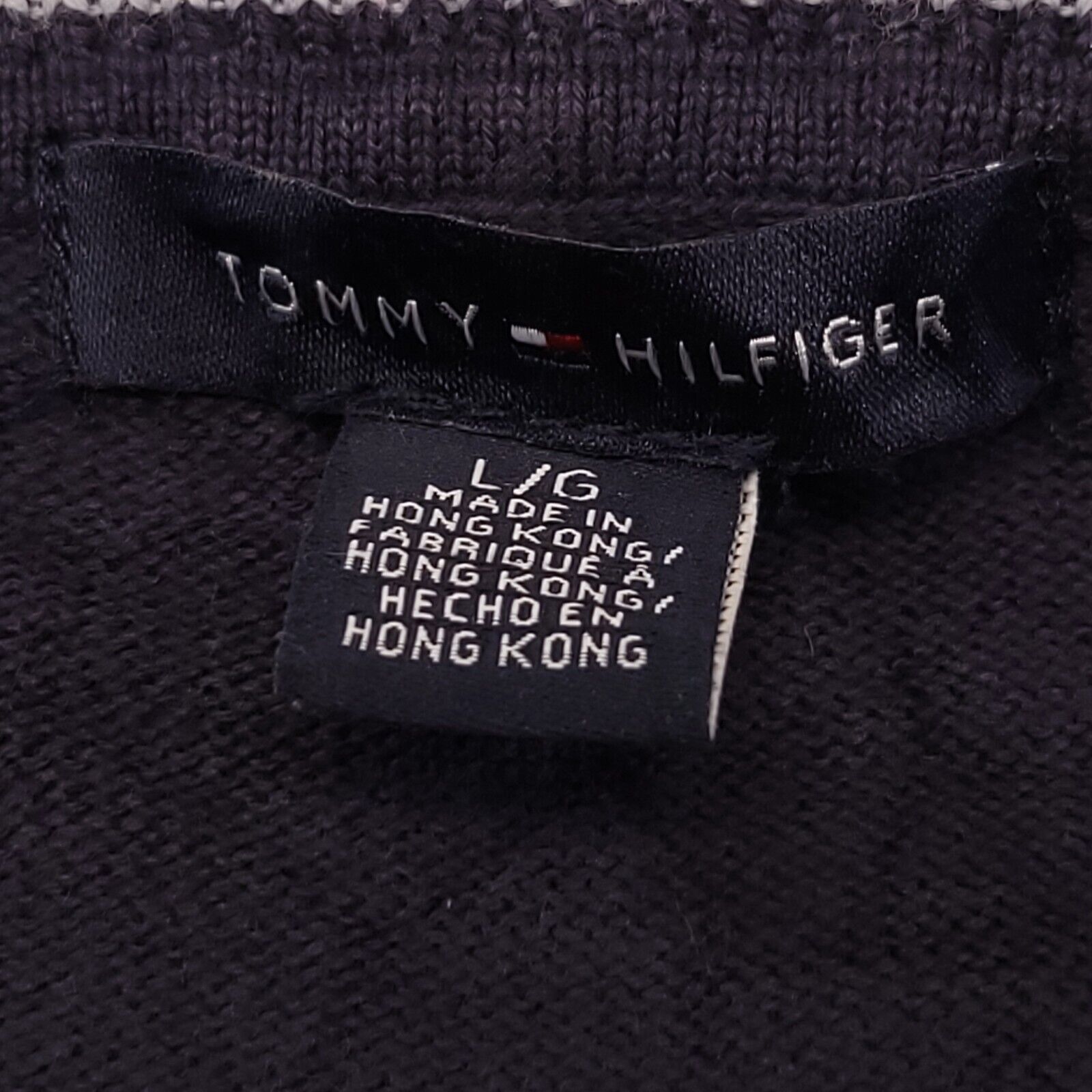 Tommy Hilfiger Tommy Hilfiger Casual Pullover Cotton Sweater Womens Size L Size L / US 10 / IT 46 - 3 Thumbnail