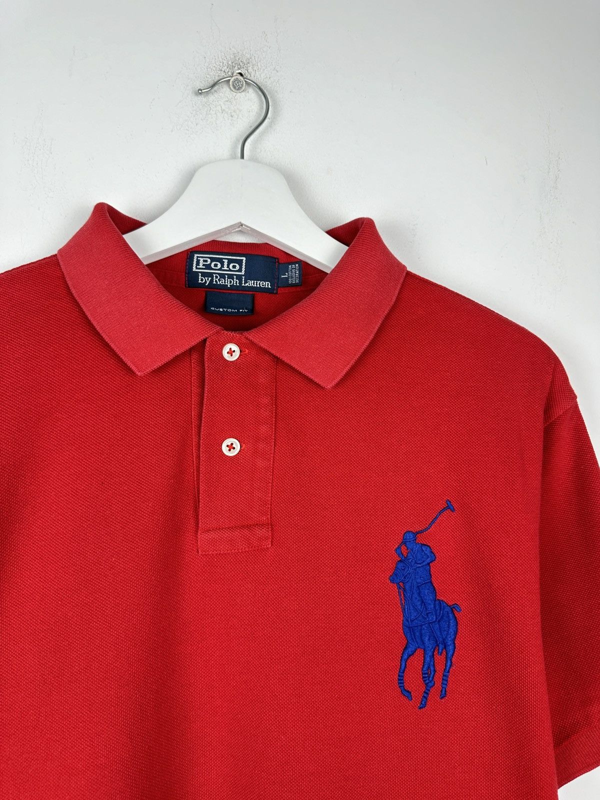Polo Ralph Lauren Polo Ralph Lauren Big Logo Polo Shirt Chief Keef Style Sosa Size US L / EU 52-54 / 3 - 7 Thumbnail