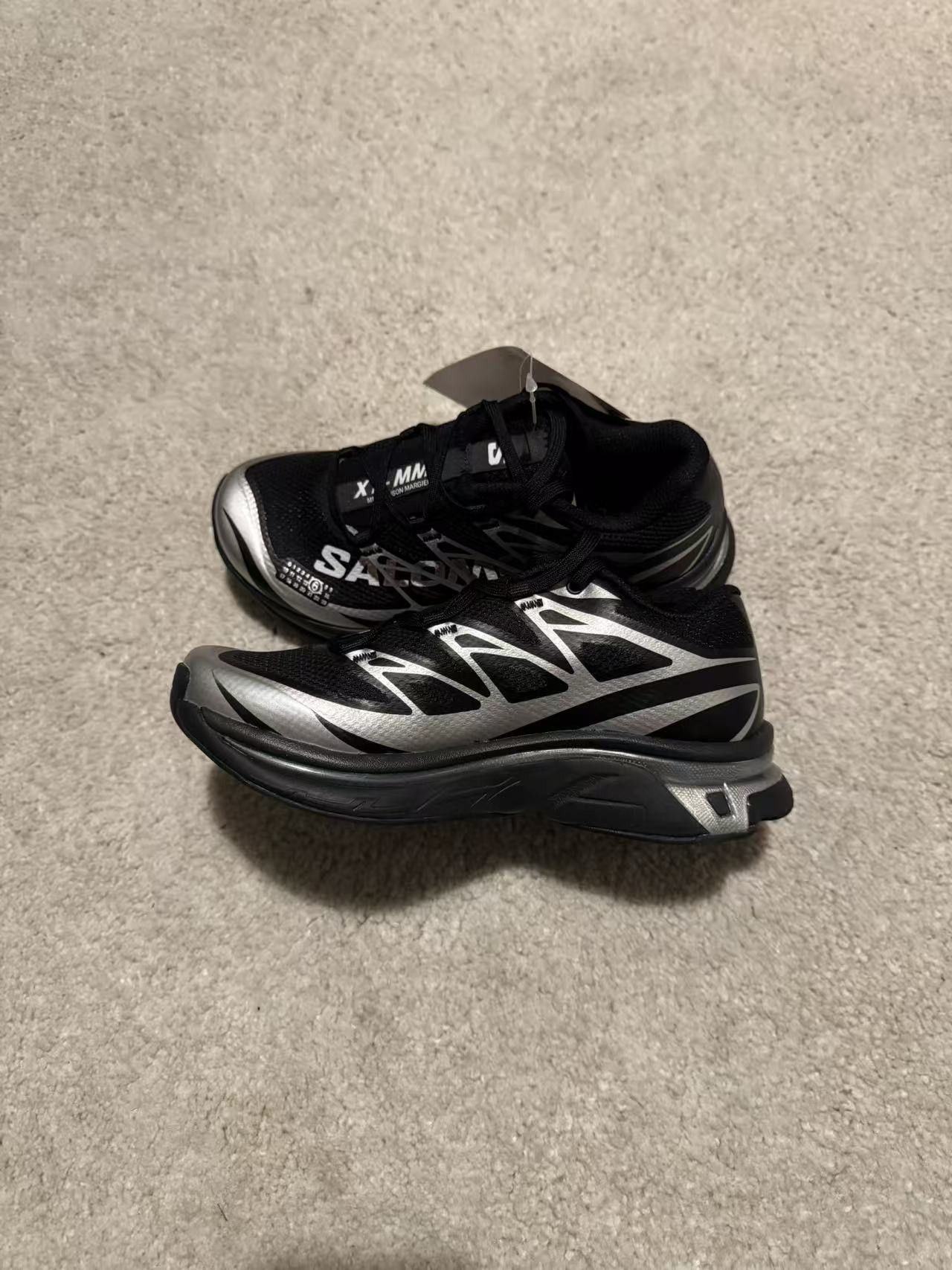 Maison Margiela × Salomon Salomon XT-MM-6 x MM6 Maison Margiela Sneakers Black Silver Size US 6 / IT 36 - 11 Thumbnail