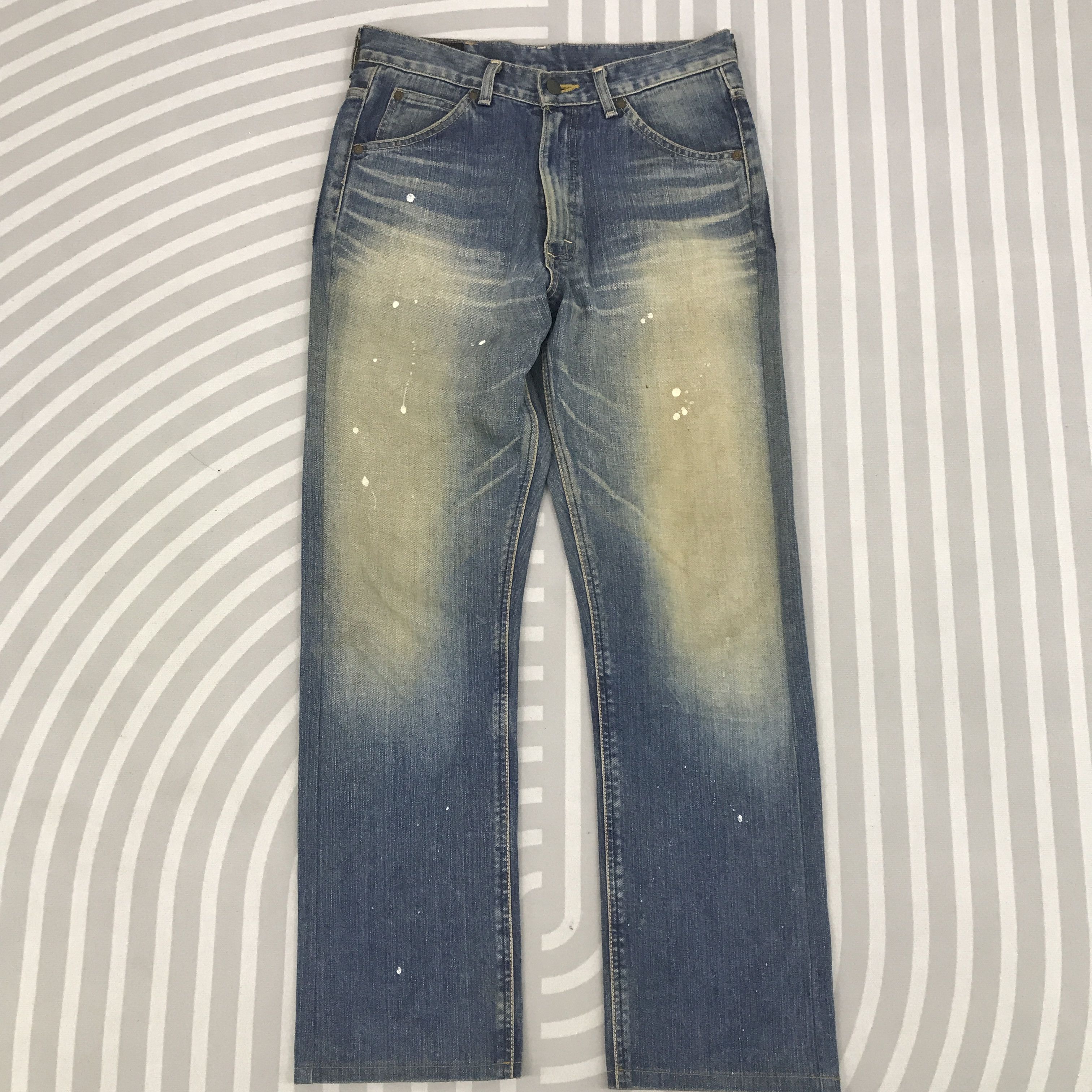 Japanese Brand × Lee × Vintage Vintage Lee Raiders Rusty style denim pants Size US 29 - 1 Thumbnail
