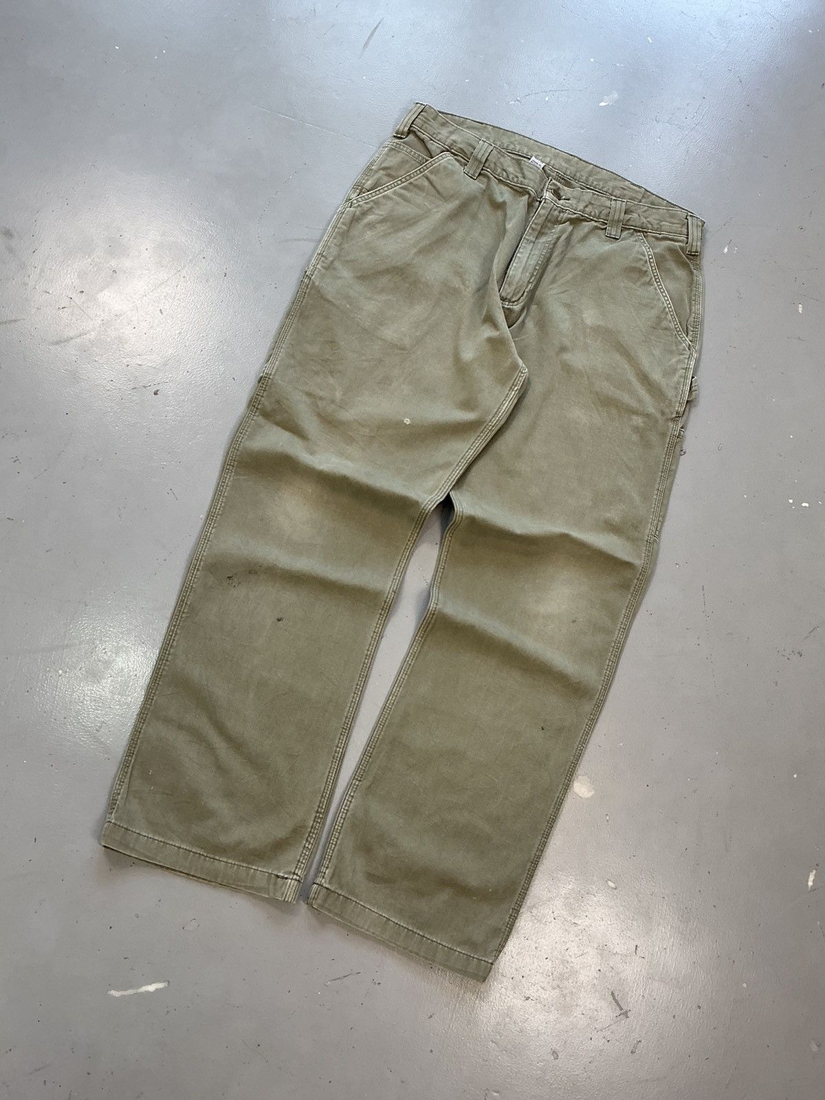 Carhartt × Vintage Vintage Carhartt B324 ARG carpenter denim Size US 36 / EU 52 - 2 Thumbnail