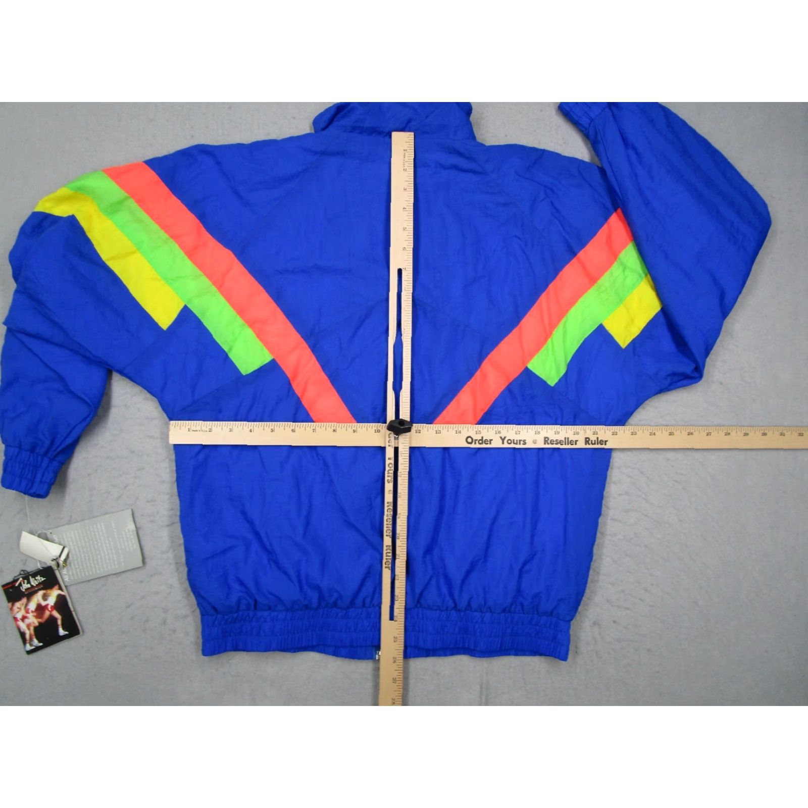 Vintage VINTAGE John Weitz Jacket Men M Blue Full Zip 1990 Windbreaker Casual Travel Workwear 90s Retro Sports Mens Size US M / EU 48-50 / 2 - 6 Thumbnail