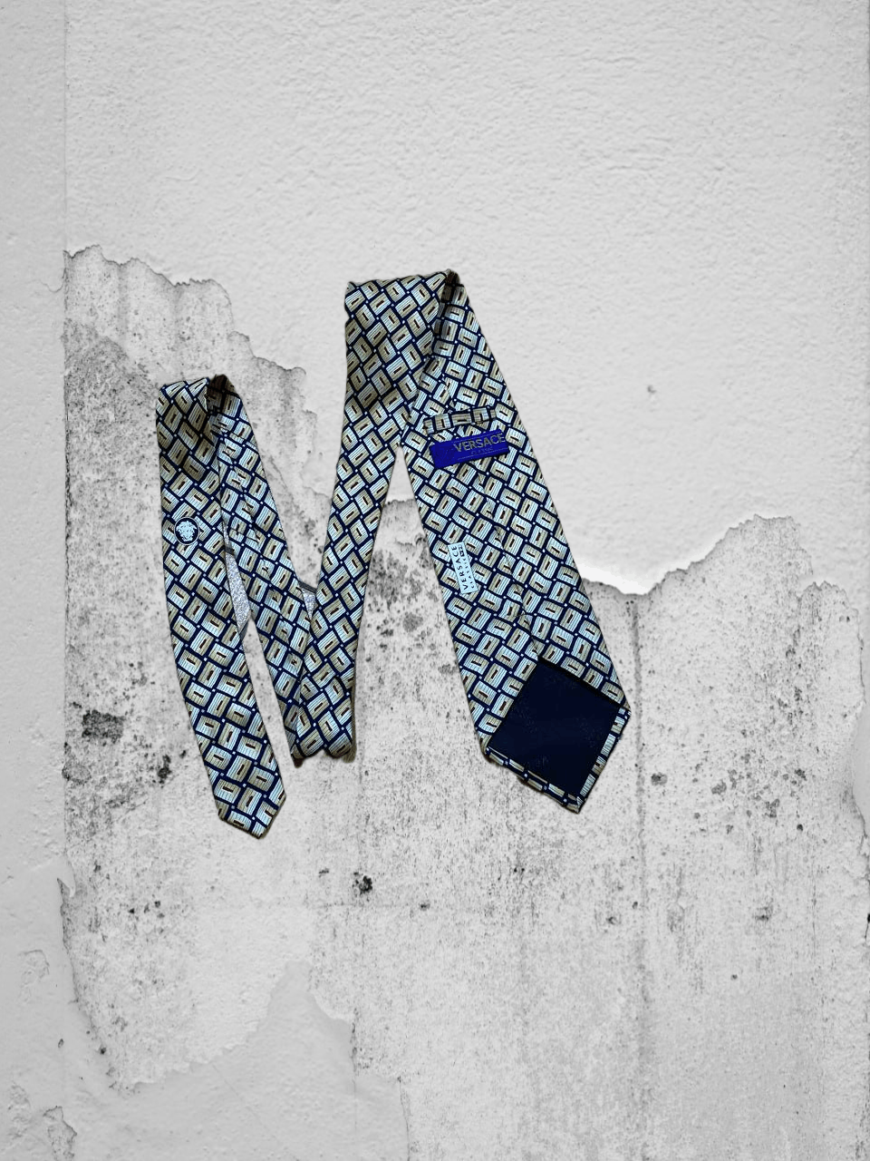 Versace Amazing Versace Abstract Silk Tie Size ONE SIZE - 1 Thumbnail