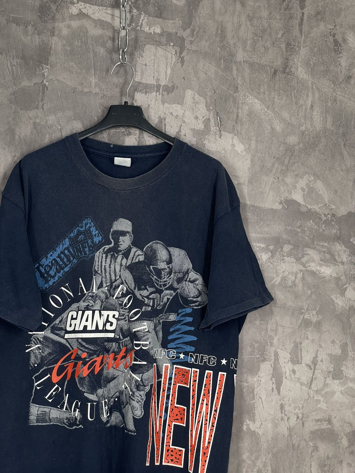 NFL × Vintage 🇺🇸🏈 Vintage New York Giants Football T-shirt rare Y2K Size US XL / EU 56 / 4 - 5 Thumbnail
