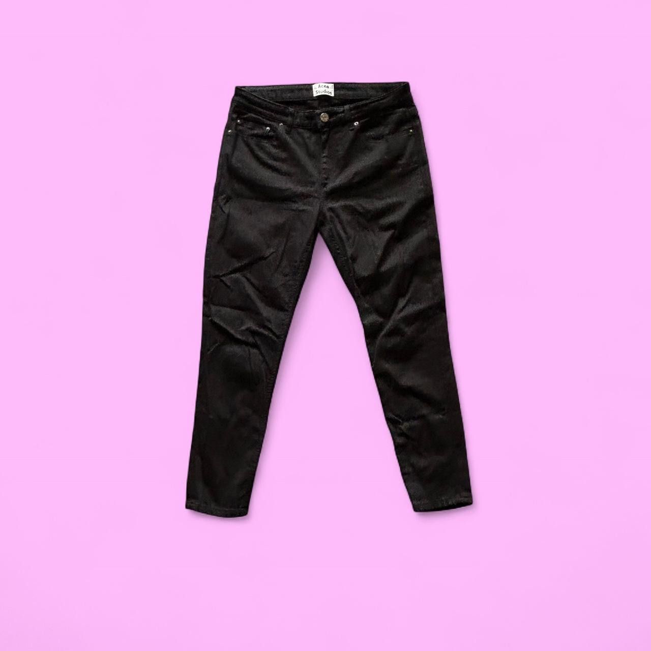 Acne Studios Acne Studios black straight-leg jeans Size 30" / US 8 / IT 44 - 1 Thumbnail