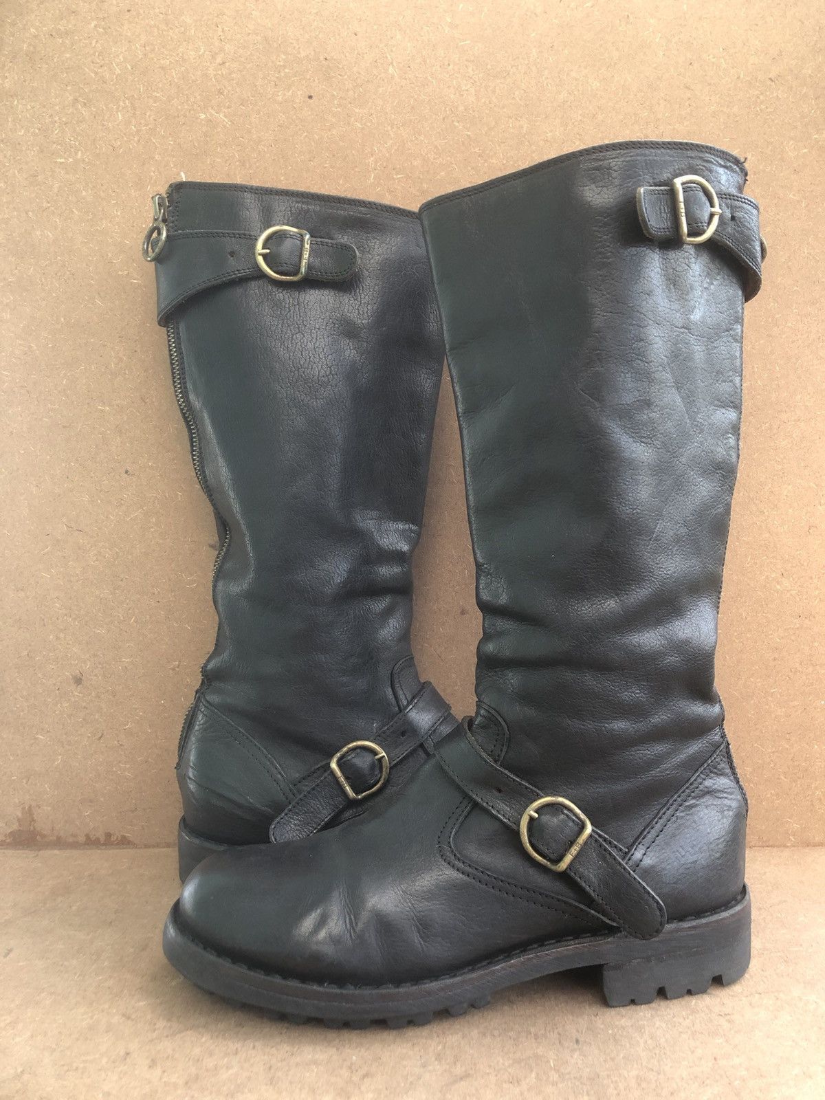 Fiorentini + Baker Fiorentini + Baker Black Leather Women’s Boots Size 38.5 Size US 5.5 / IT 35.5 - 6 Thumbnail