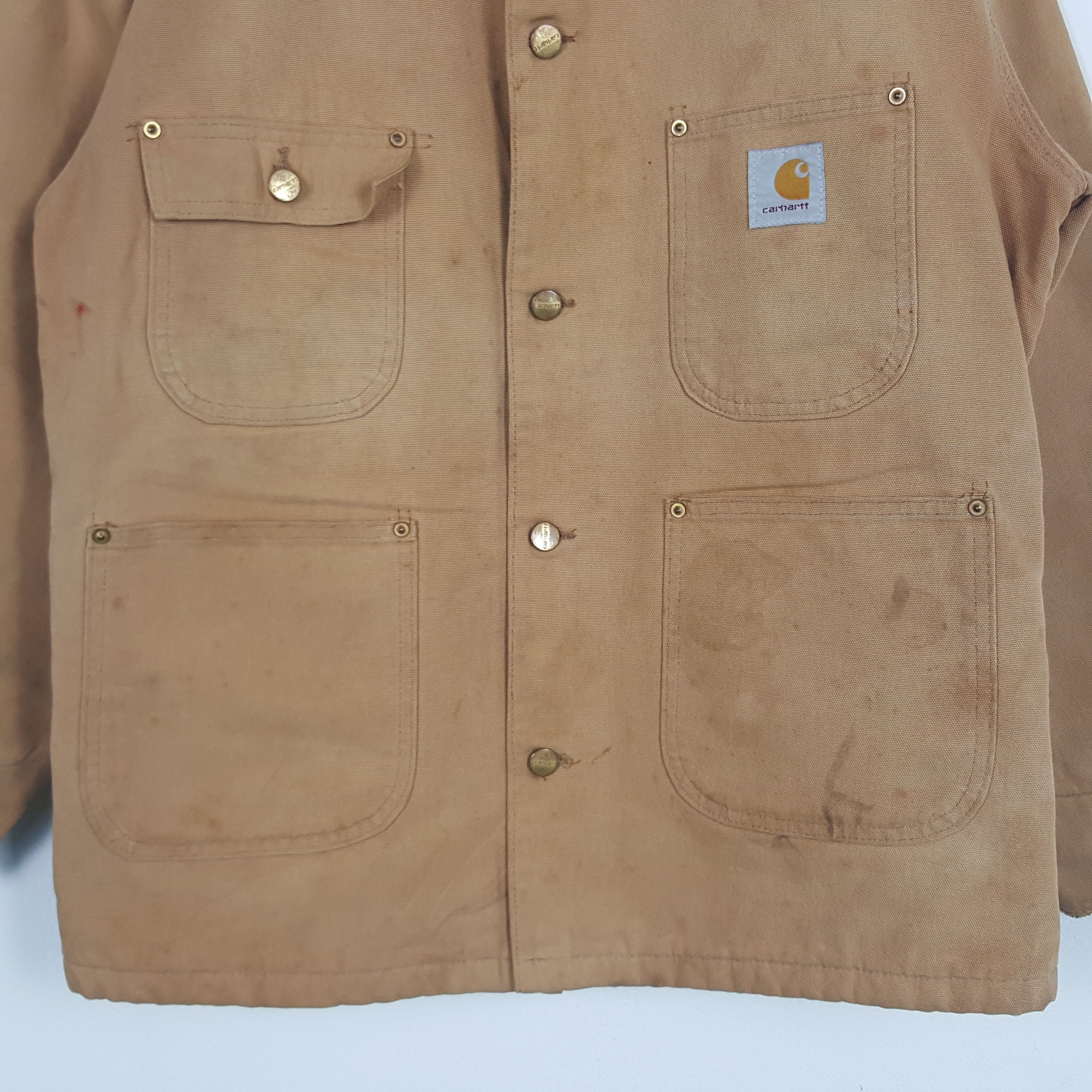 Carhartt × Vintage Vintage Carhartt American Workwear Jacket Size US L / EU 52-54 / 3 - 2 Thumbnail