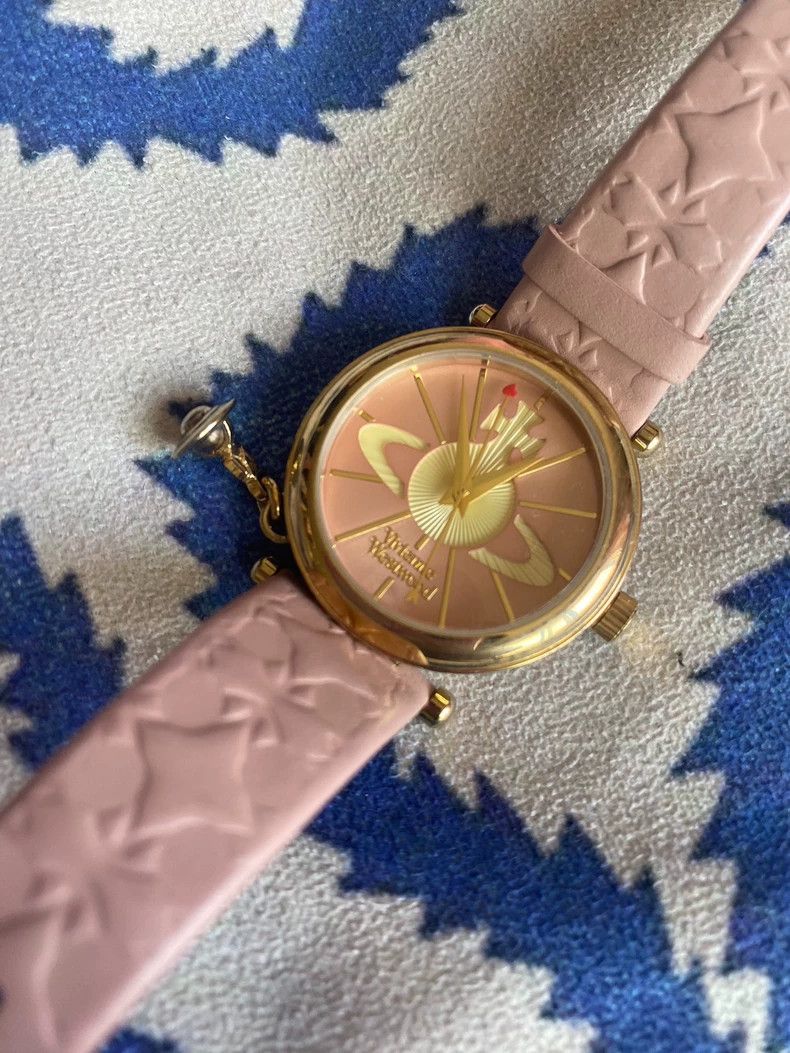 Vivienne Westwood Vivienne Westwood Pink Saturn Watch Size ONE SIZE - 2 Thumbnail