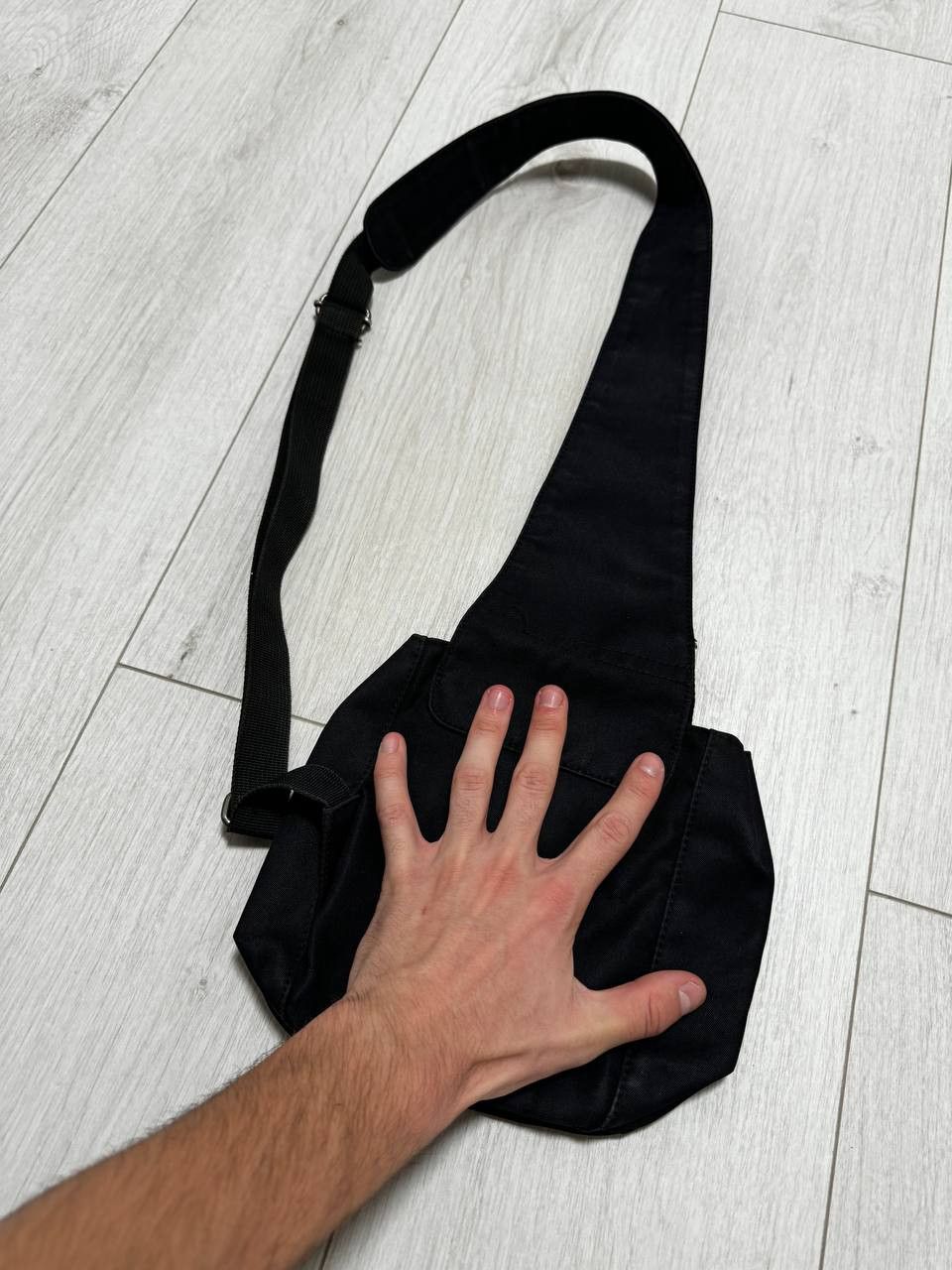 Nike 00s Nike Vintage Basic Logo Black Small Sling Bag Size ONE SIZE - 4 Thumbnail