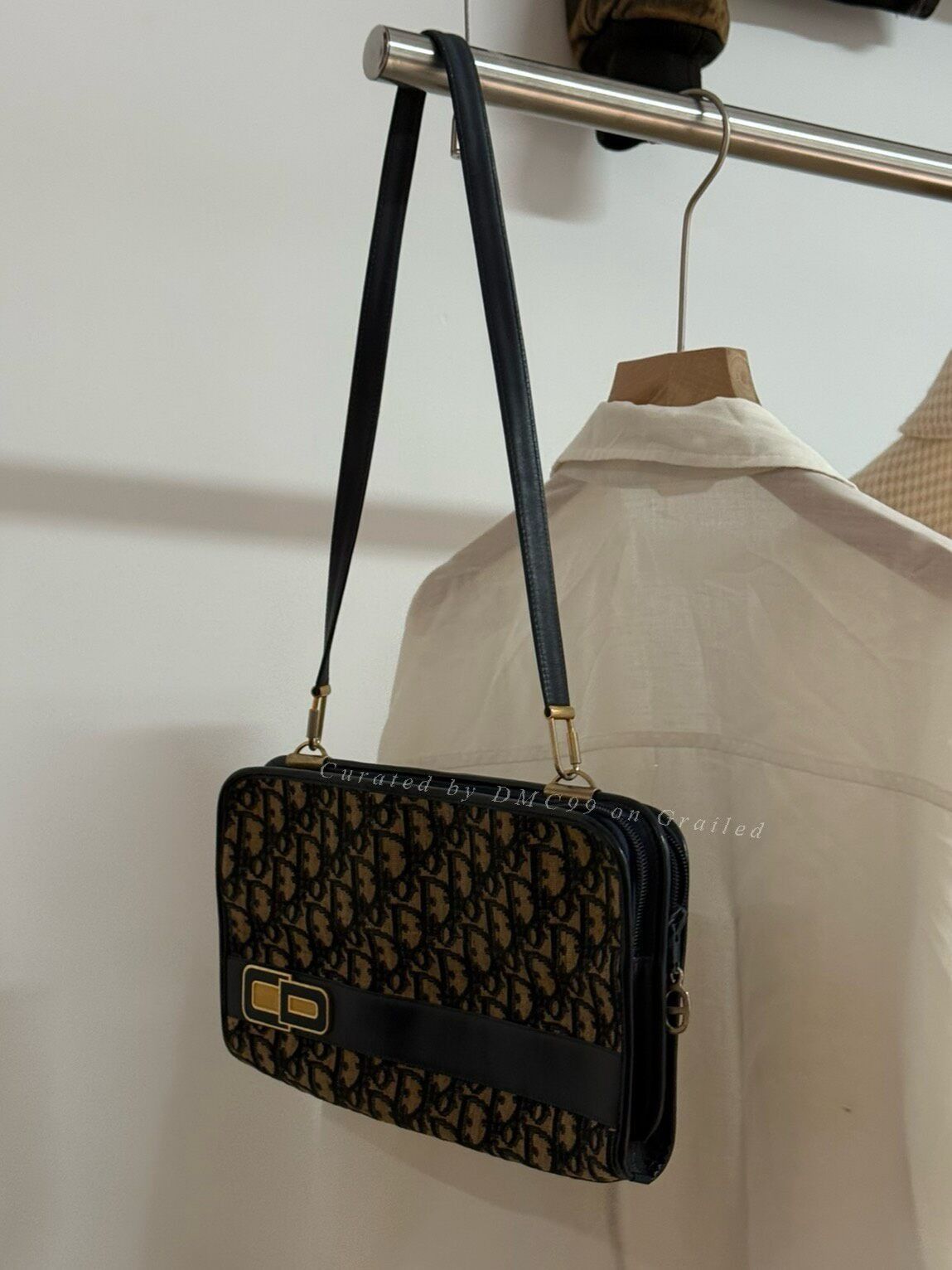 Vintage Vintage Dior Monogram Shoulder Bag Size ONE SIZE - 1 Thumbnail