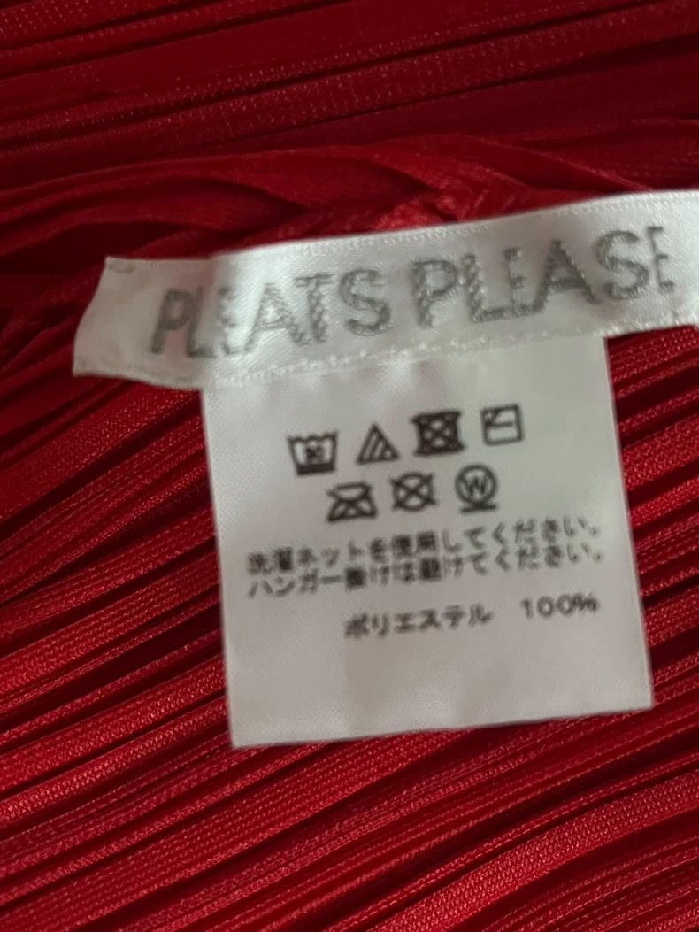 Issey Miyake Issey Miyake size:3 Red pleated vest Size S / US 4 / IT 40 - 3 Thumbnail