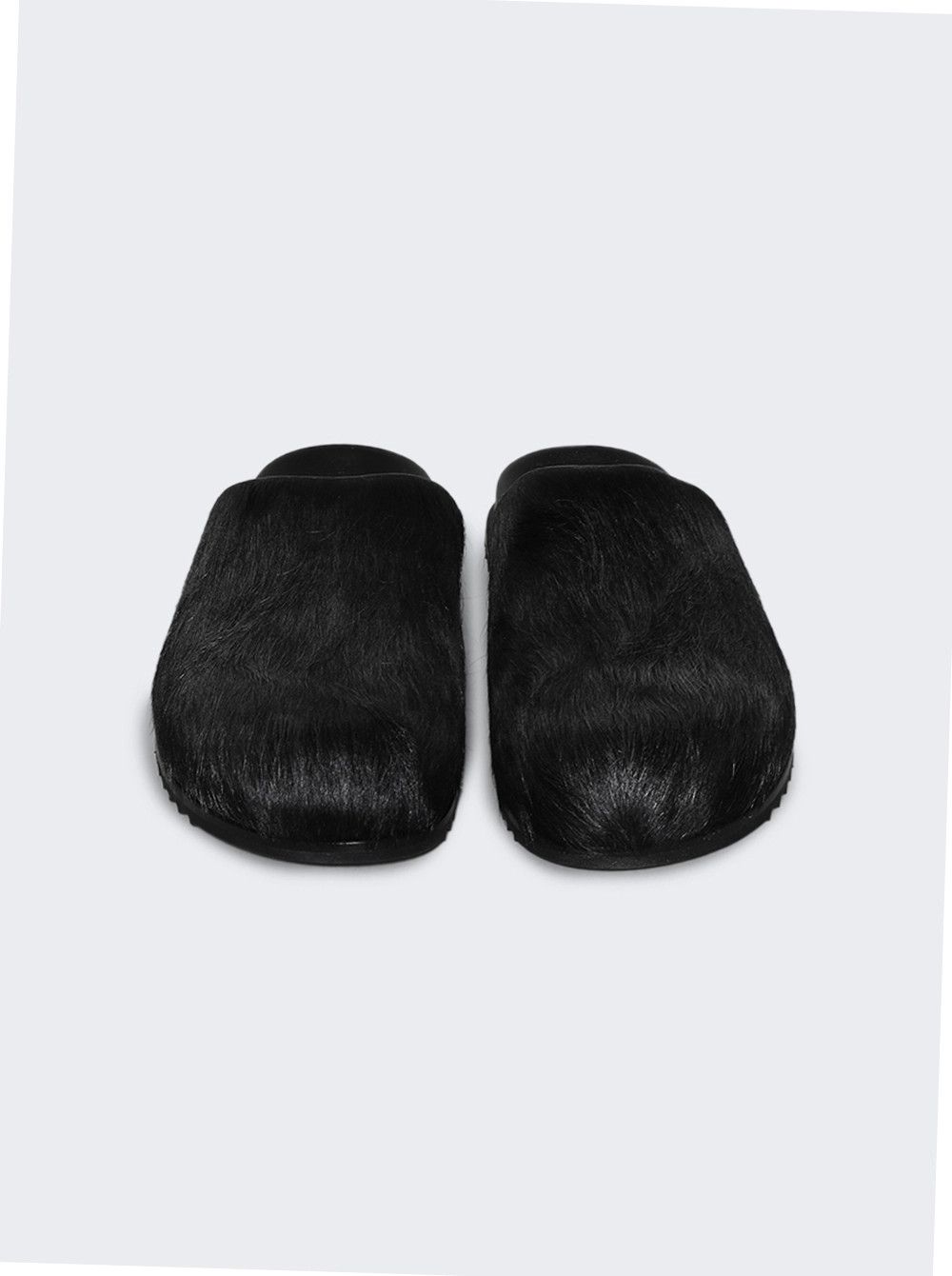 Rick Owens o1mle0226 Granola Fur Mules in Gray Size US 13 / EU 46 - 5 Thumbnail