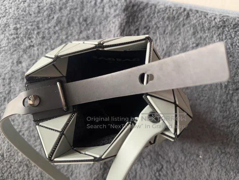 Issey Miyake Issey Miyake Small Square Box Bag Light Green Size ONE SIZE - 5 Thumbnail