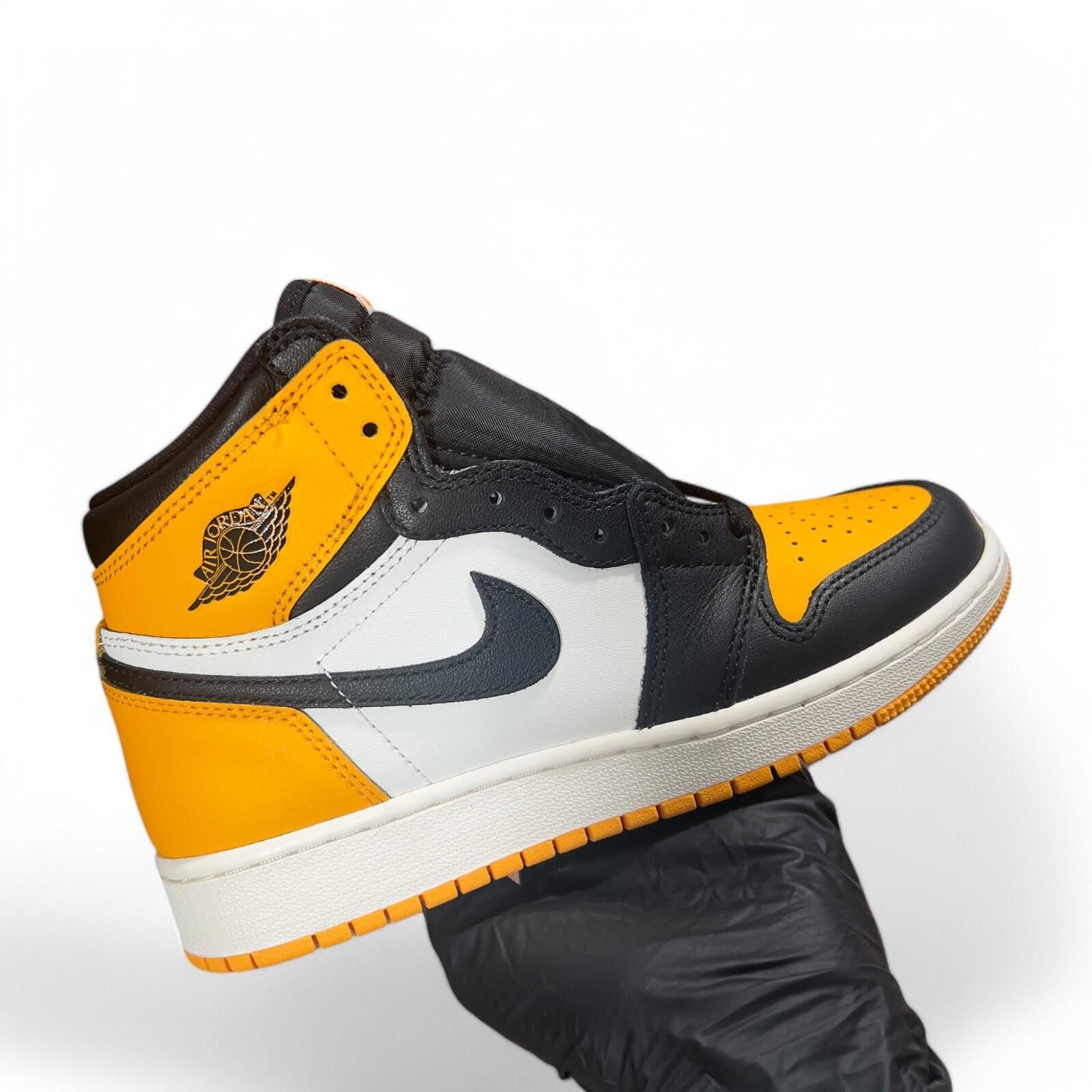 Nike Nike Air Jordan 1 High OG GS Taxi Black Yellow UK 4.5 Size US 5 / EU 37 - 2 Thumbnail