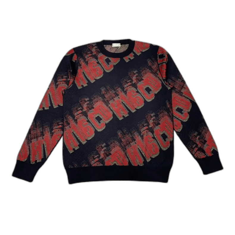 Dior Dior CD Letter Printed Knit Sweater-2505 Size US L / EU 52-54 / 3 - 1 Thumbnail