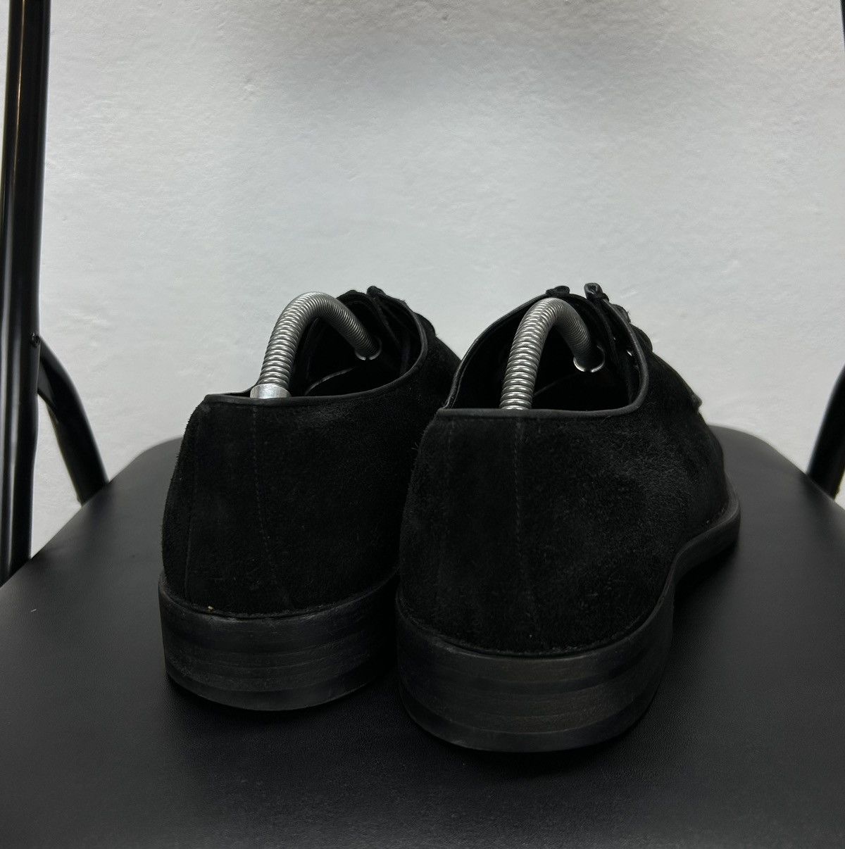 Giorgio Armani Giorgio Armani Vintage Leather Suede Shoes Black Size 41 Size US 8 / EU 41 - 3 Thumbnail