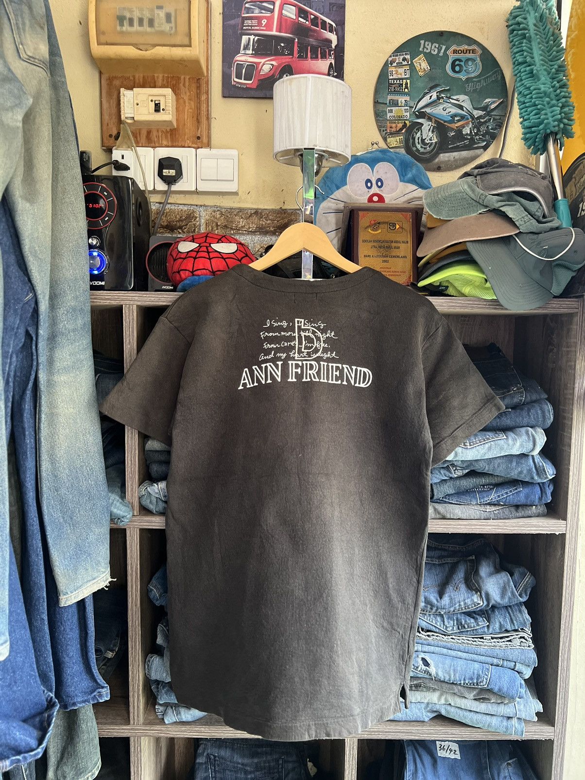Anime 🔥Sun Faded Ann Friend Dandelion Character Tee Size US M / EU 48-50 / 2 - 1 Thumbnail