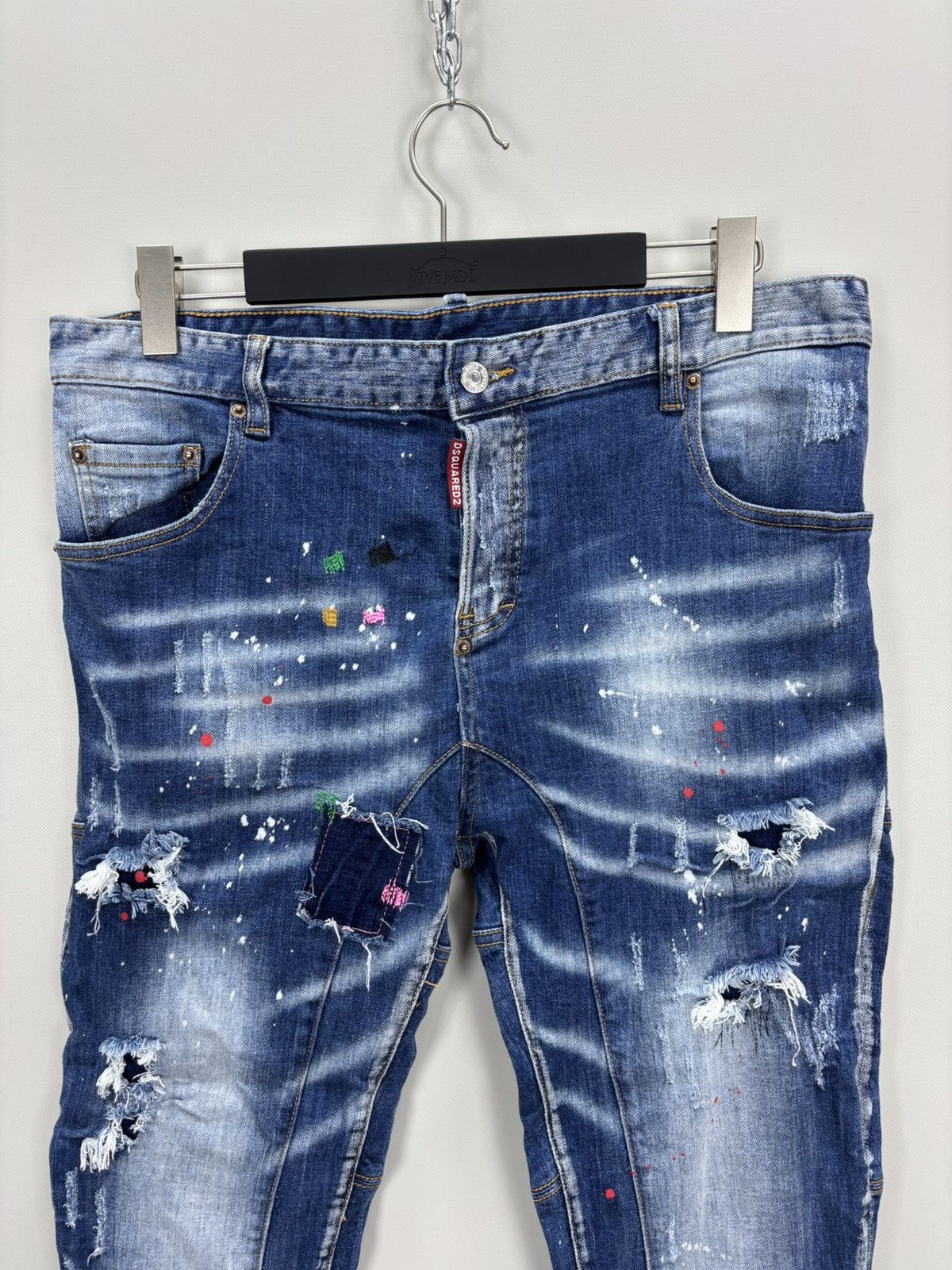 Dsquared2 Mens jeans Dsquared2 Size 54 Color Blue Size US 34 / EU 50 - 3 Thumbnail