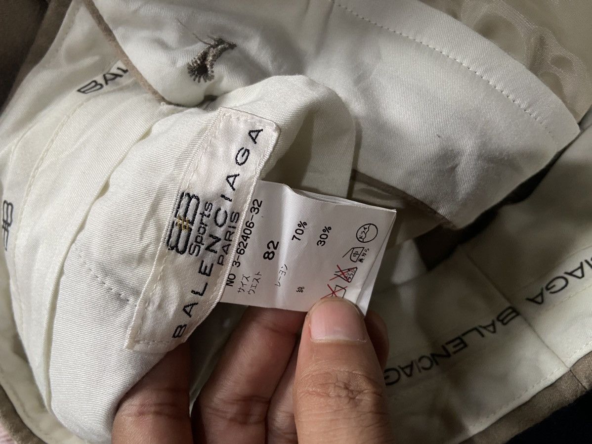 Vintage Balenciaga Baggy Pleated Trousers