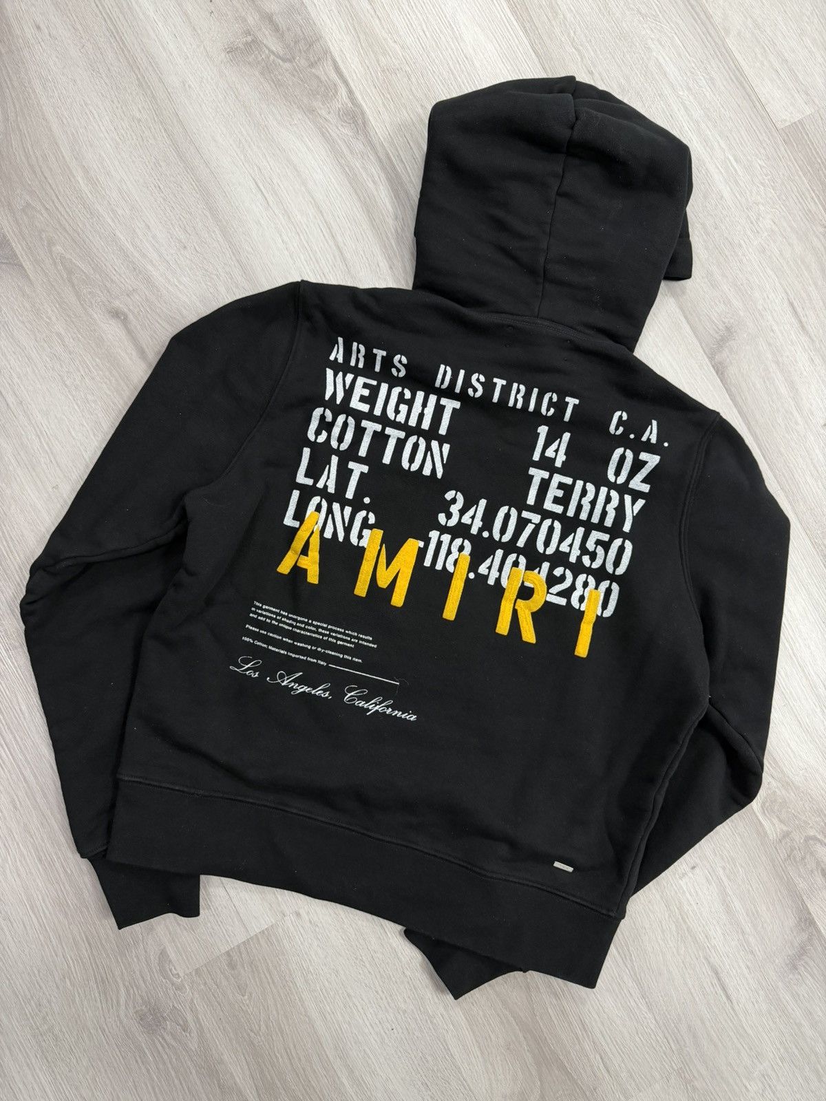 Amiri Amiri Stencil Military Logo Hoodie Size US XS / EU 42 / 0 - 3 Thumbnail
