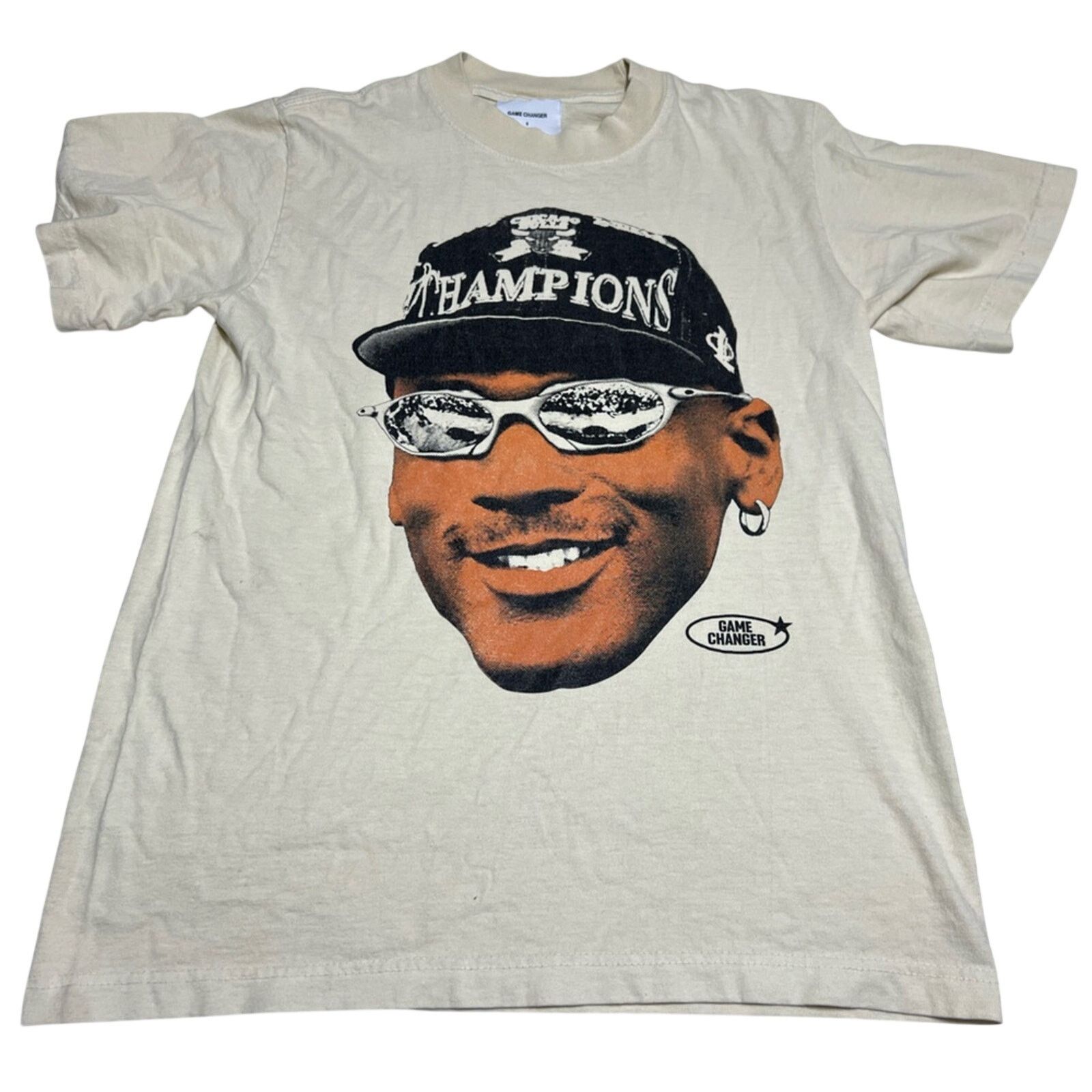 Other Game Changer Big Head MJ Graphic Heavy Tee Shirt Size Small Size US S / EU 44-46 / 1 - 1 Thumbnail