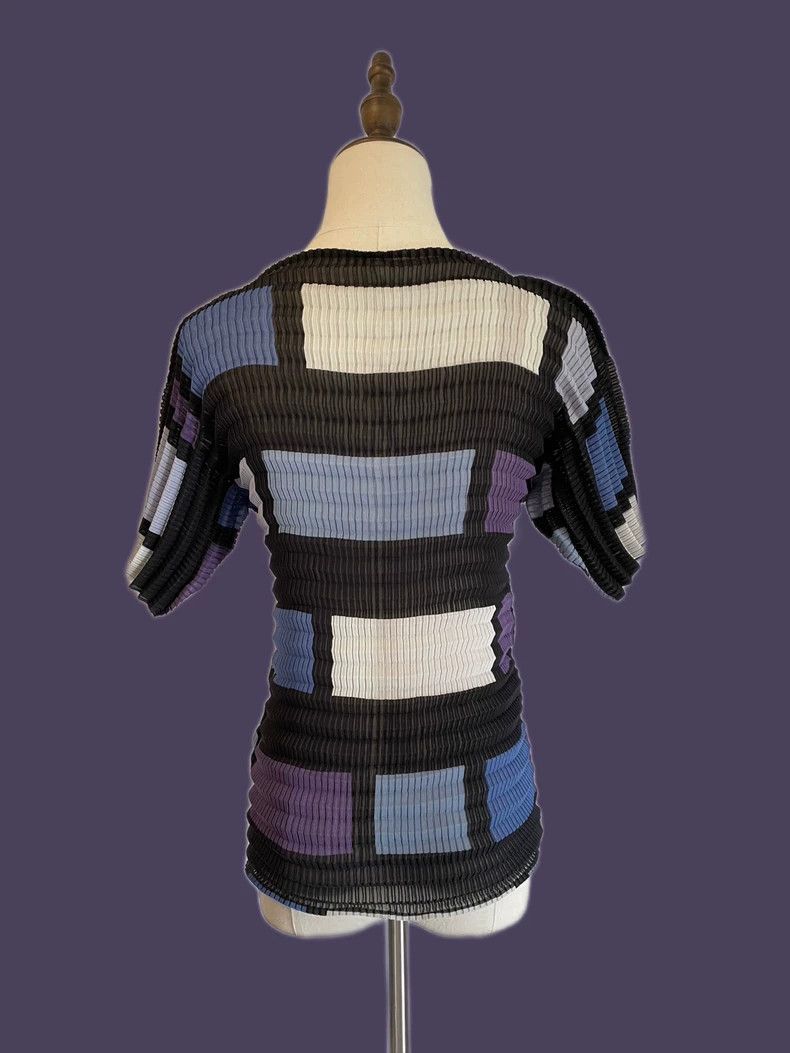 Issey Miyake Issey Miyake Geometric color block top Size M / US 6-8 / IT 42-44 - 5 Thumbnail