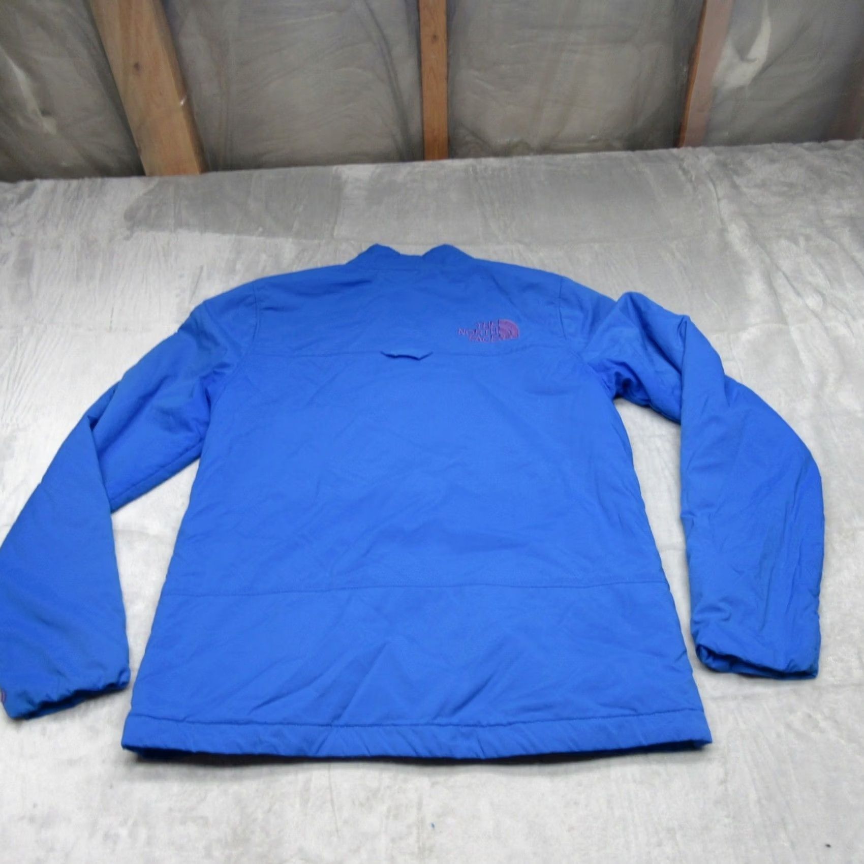 The North Face VINTAGE The North Face Jacket Womens M Blue Insulated Full Zip Light Pack Rain WInd Size M / US 6-8 / IT 42-44 - 2 Thumbnail